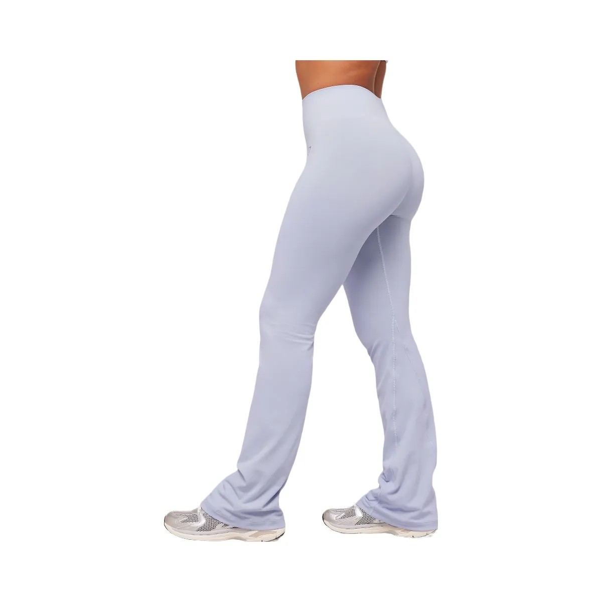 Gymshark Soft Sculpt Flared Leggings - Peri Blue - HypeFly India View 3