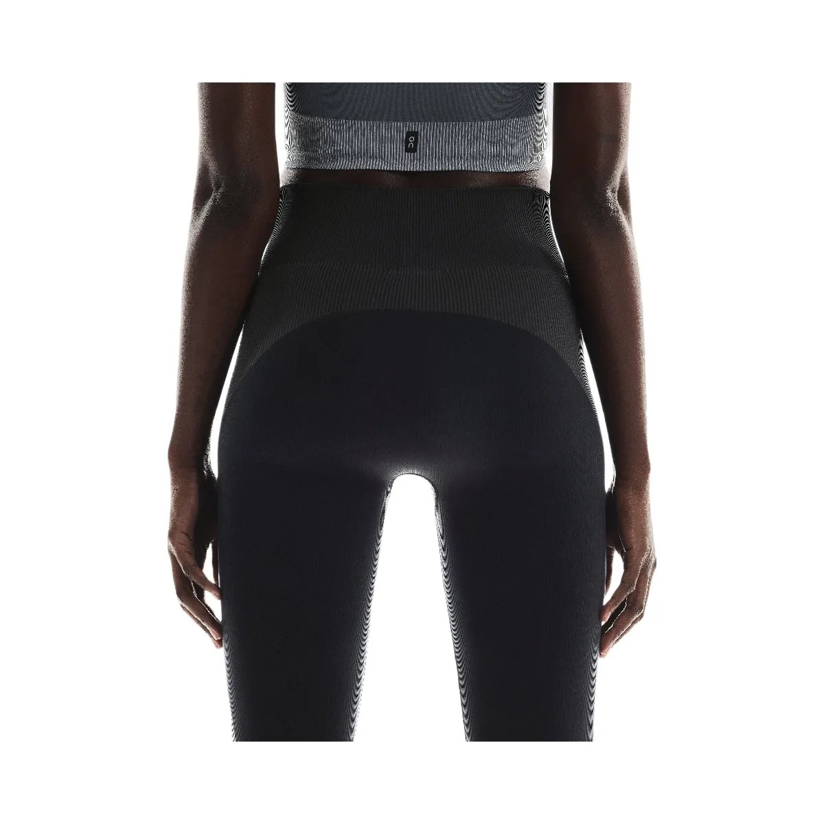 On Studio Knit Tights Black | Eclipse - HypeFly India View 1
