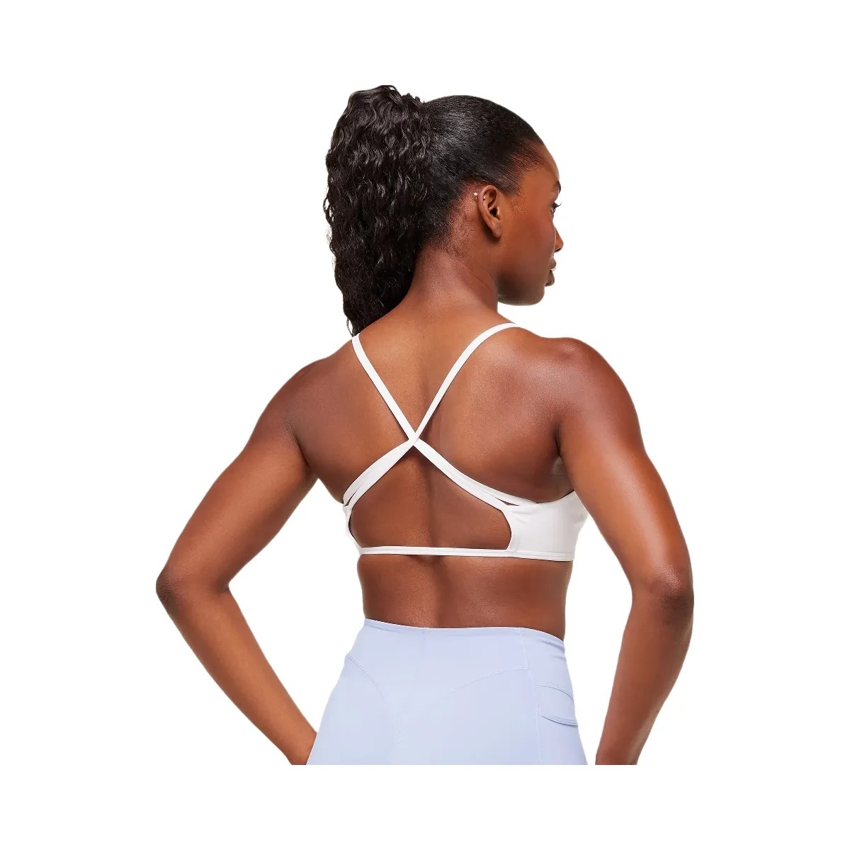 Gymshark Legacy Sports Bra - White - HypeFly India View 2