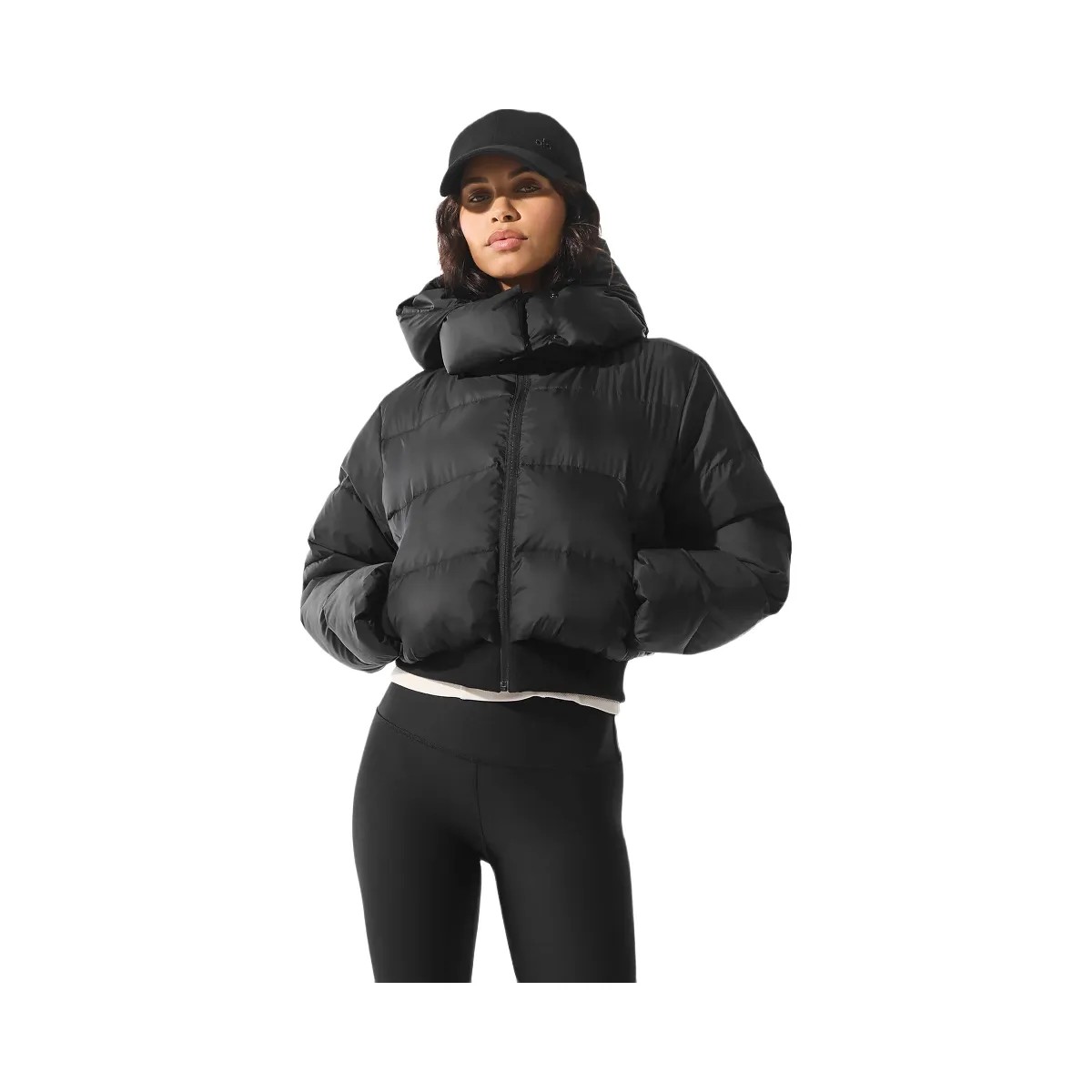 Alo Women's Foxy Puffer Jacket - Black - HypeFly India View 1