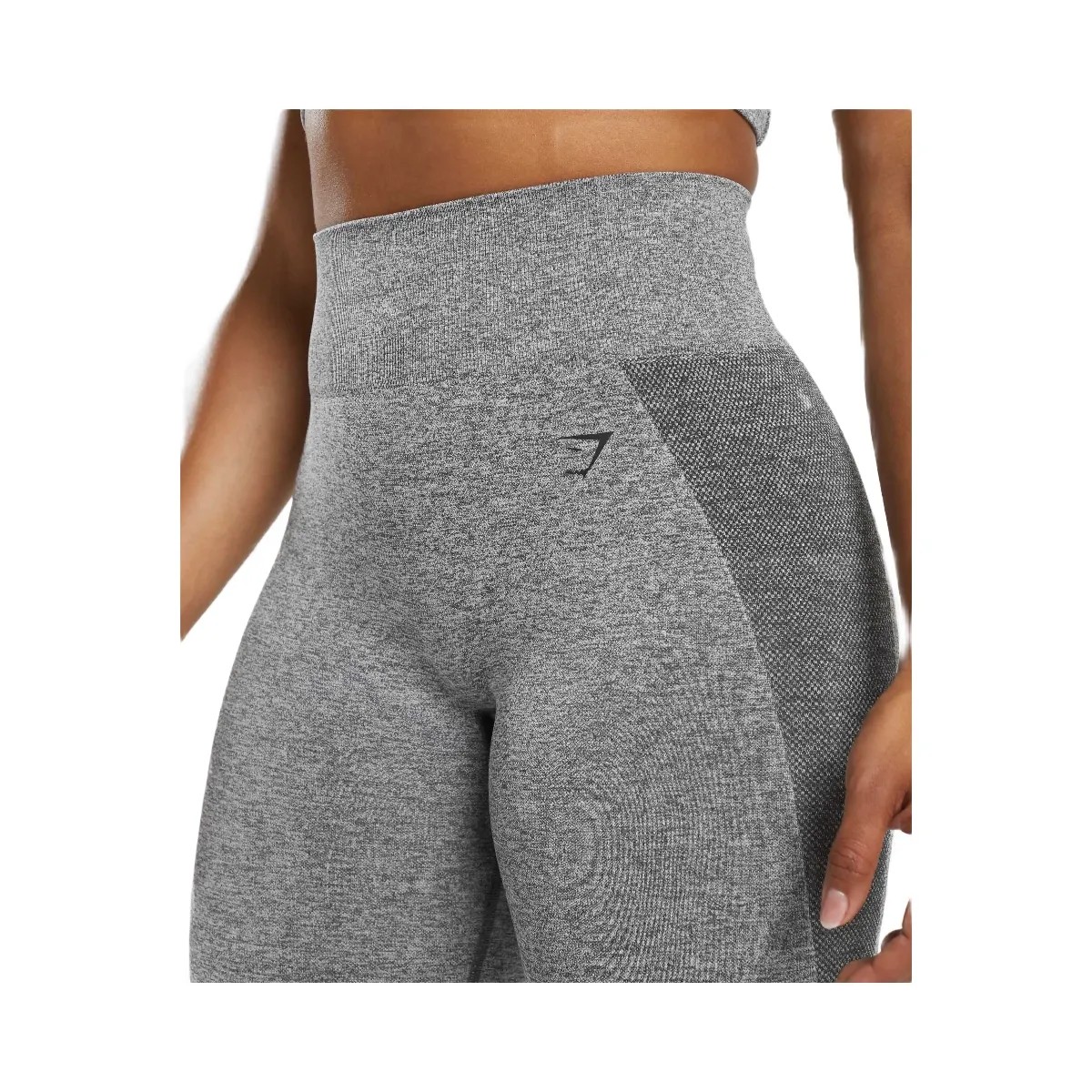 Gymshark Flex High Waisted Leggings - Charcoal Marl - HypeFly India View 5