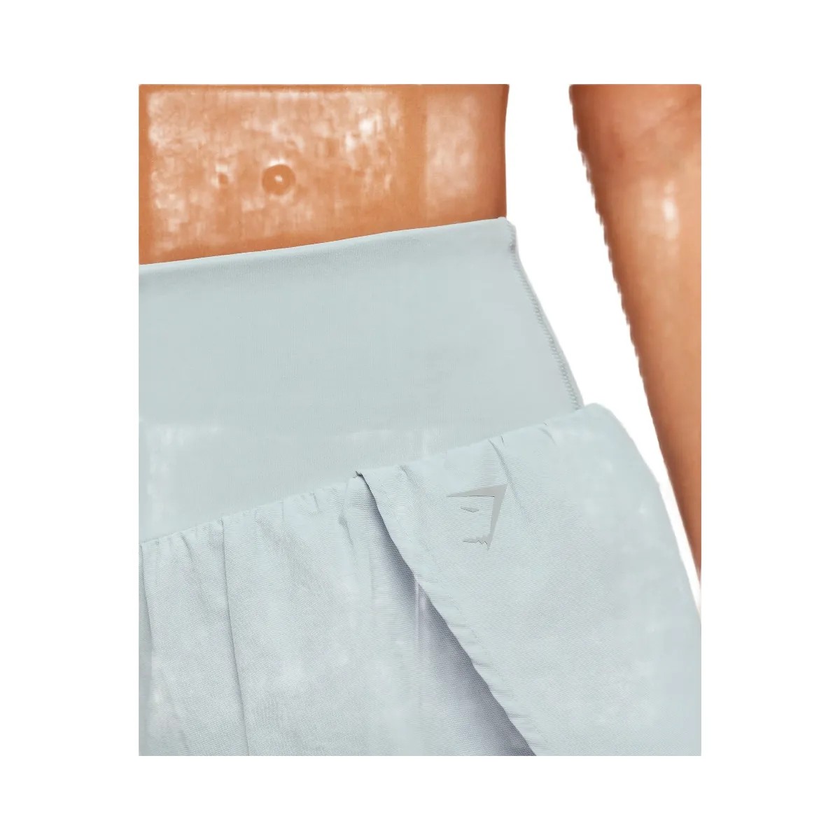 Gymshark Running 2-in-1 Shorts - Smoke Blue - HypeFly India View 6