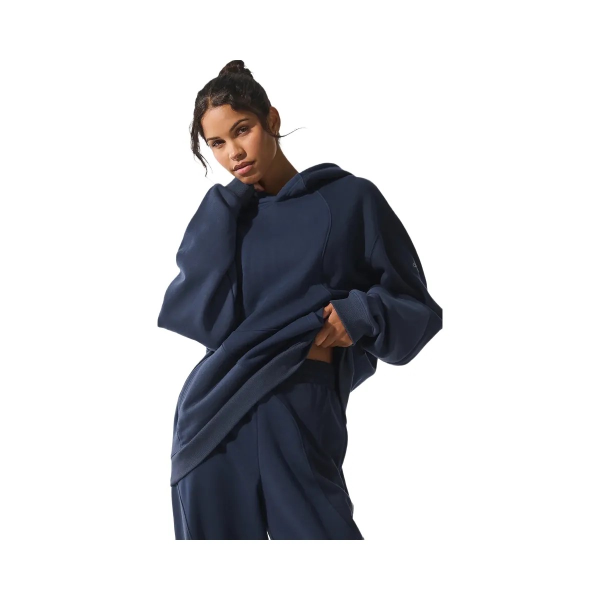 Alo Women's Make Waves Hoodie - Navy Tonal - HypeFly India View 1