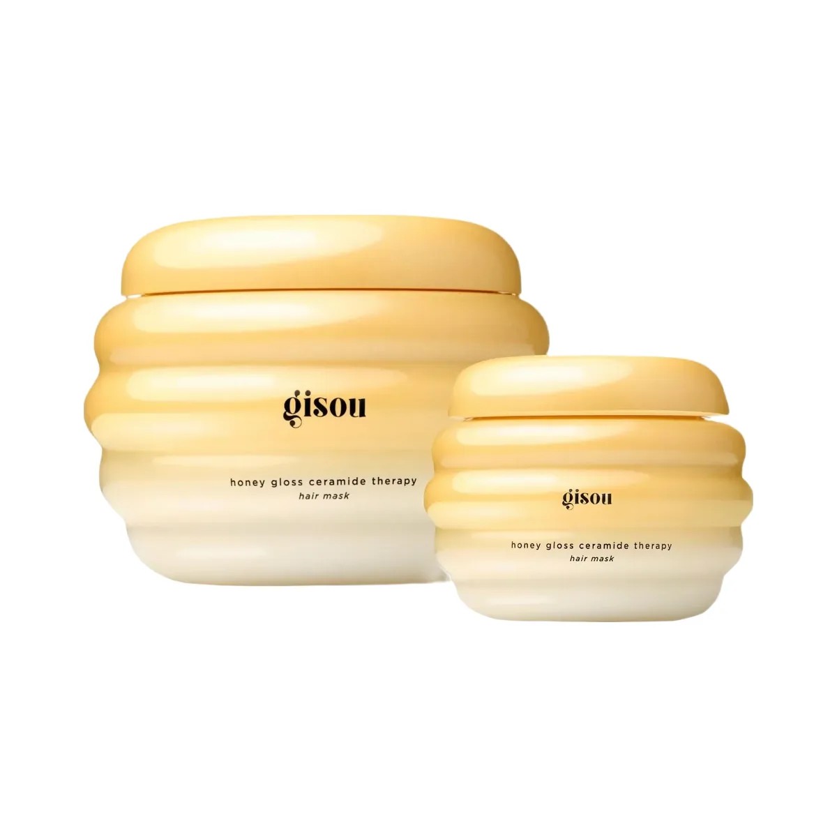 Gisou Honey Gloss Ceramide Therapy Hydrating Hair Mask Duo - HypeFly India View 1