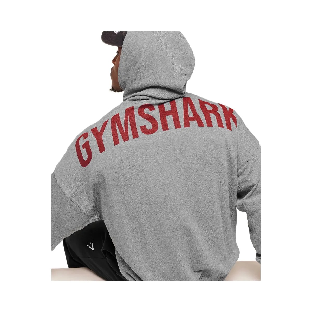 Gymshark Power Hoodie - Charcoal Core Marl - HypeFly India View 5