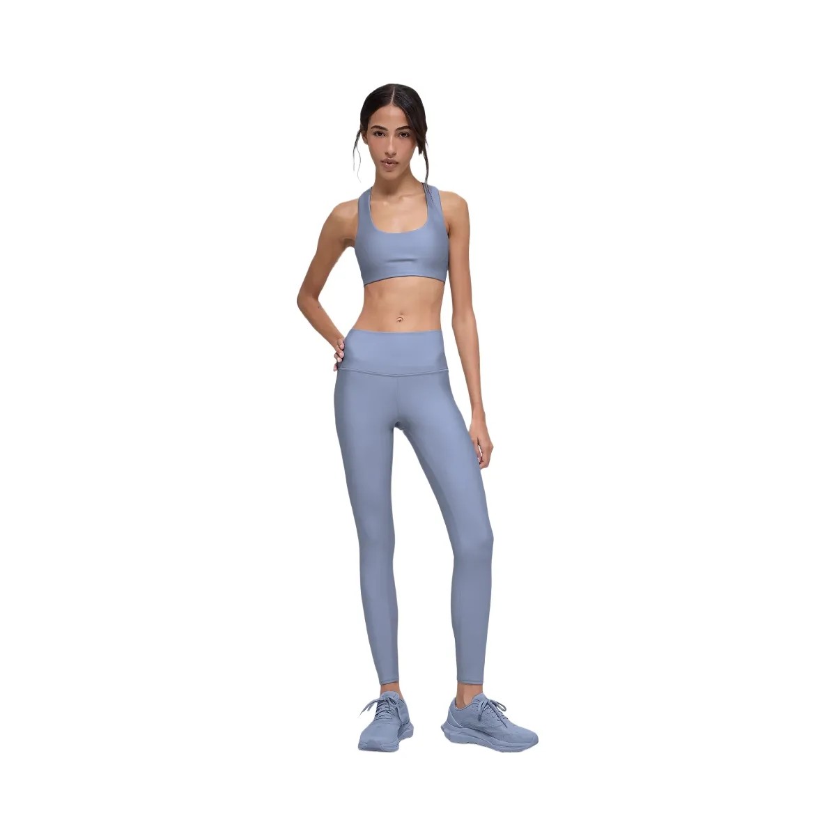 Alo Women's Airlift Winter Warm High-Waist Legging - Winter Frost - HypeFly India View 5