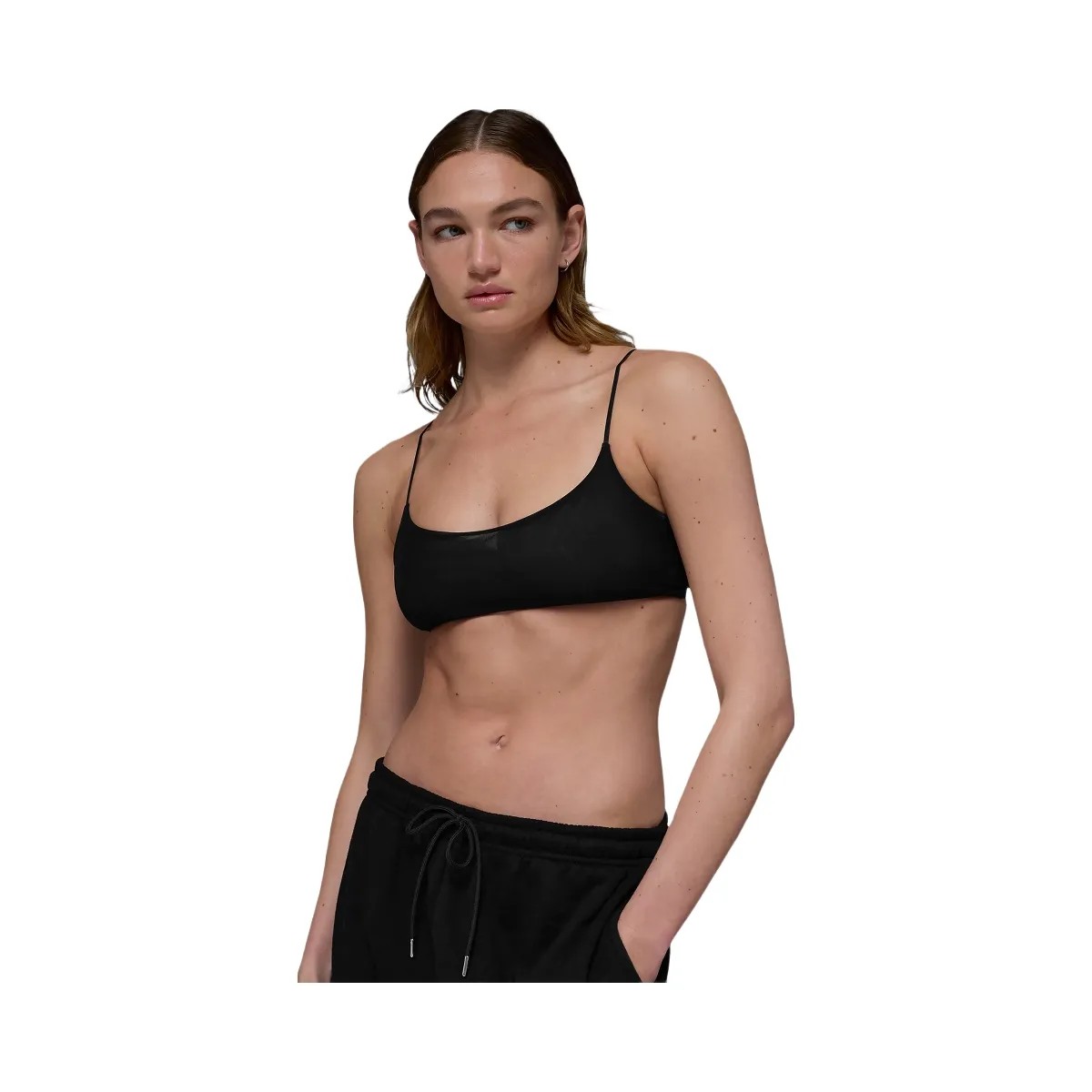 Alo Women's Airmesh Venus Bralette - Black - HypeFly India View 1