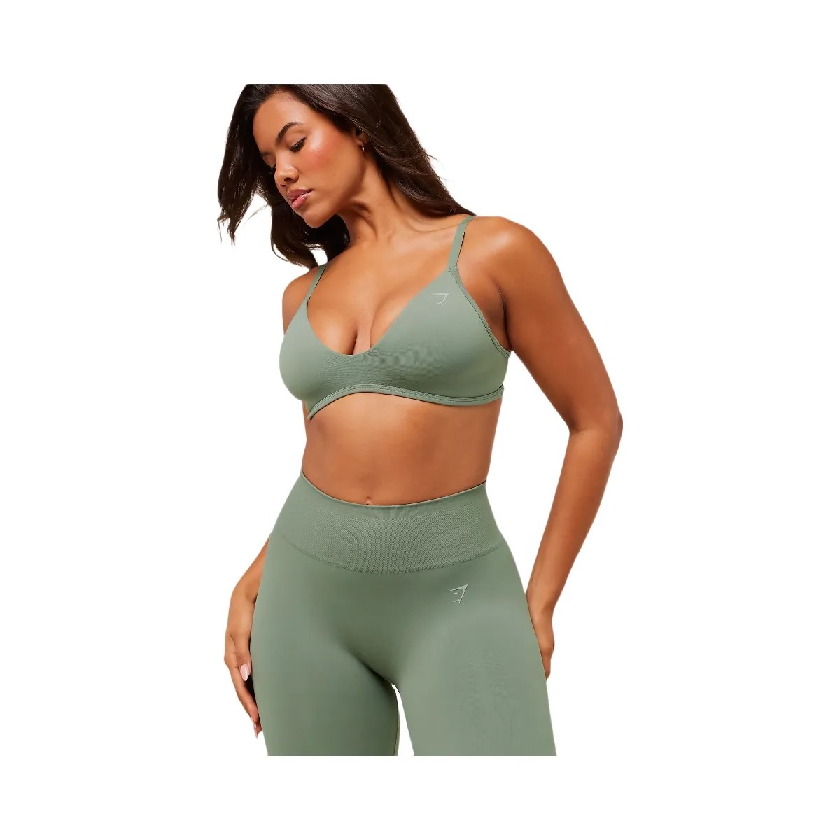 Gymshark Soft Sculpt Leggings - Unit Green - HypeFly India View 5