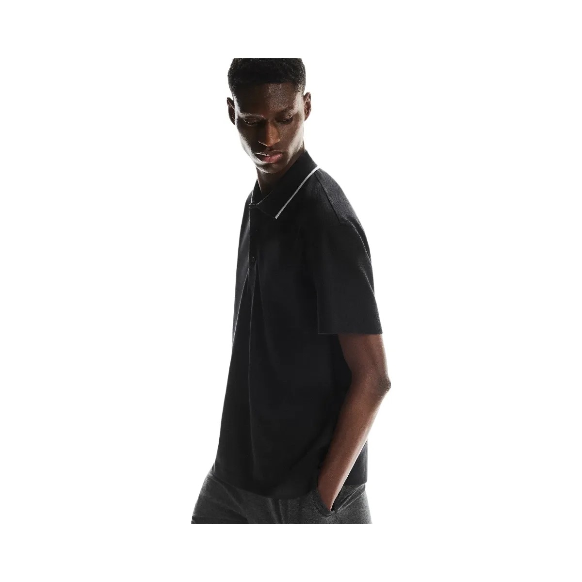 On Courtside Polo Black - HypeFly India View 4