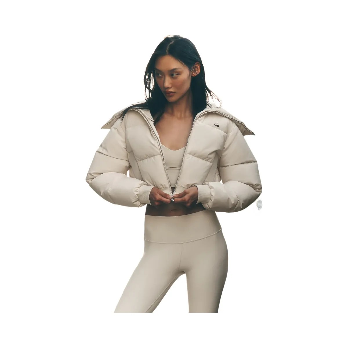 Alo Women's Captivate Puffer - Bone - HypeFly India View 5