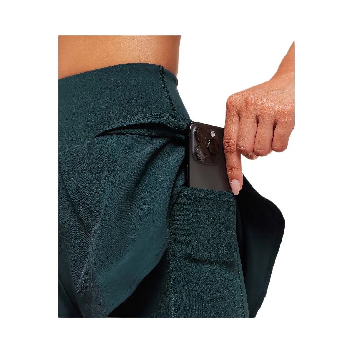 Gymshark Running 2-in-1 Shorts - Deep Petrol Blue - HypeFly India View 4