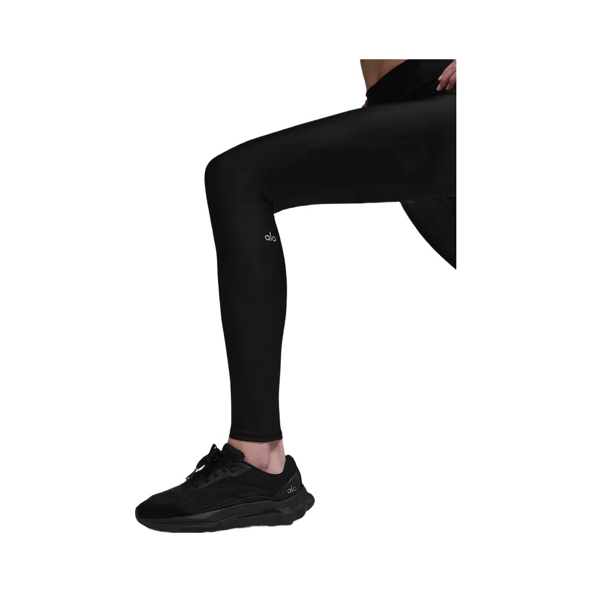 Alo Women's Airlift Winter Warm High-Waist Legging - Black - HypeFly India View 3