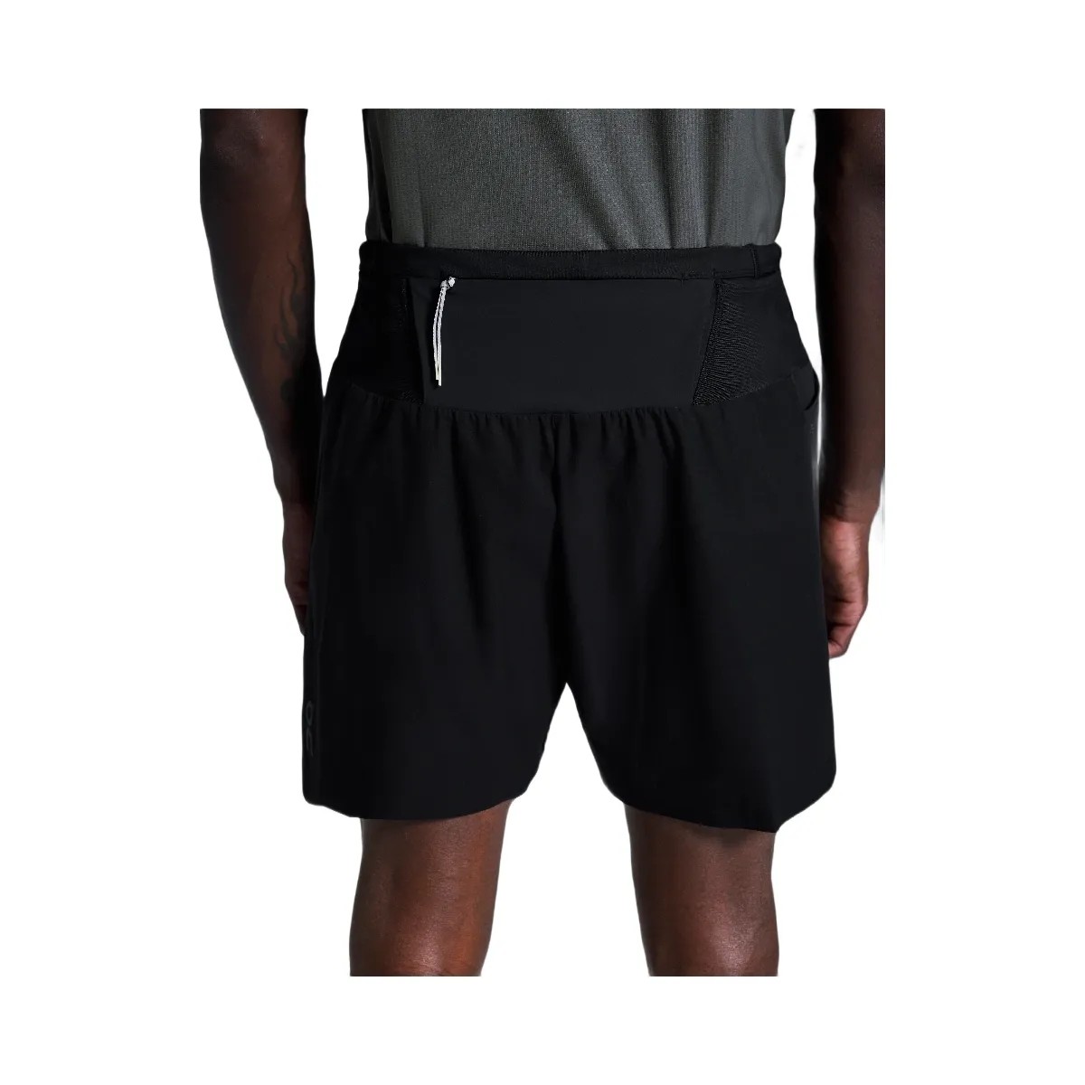 On Ultra Shorts Black | Black - HypeFly India View 5