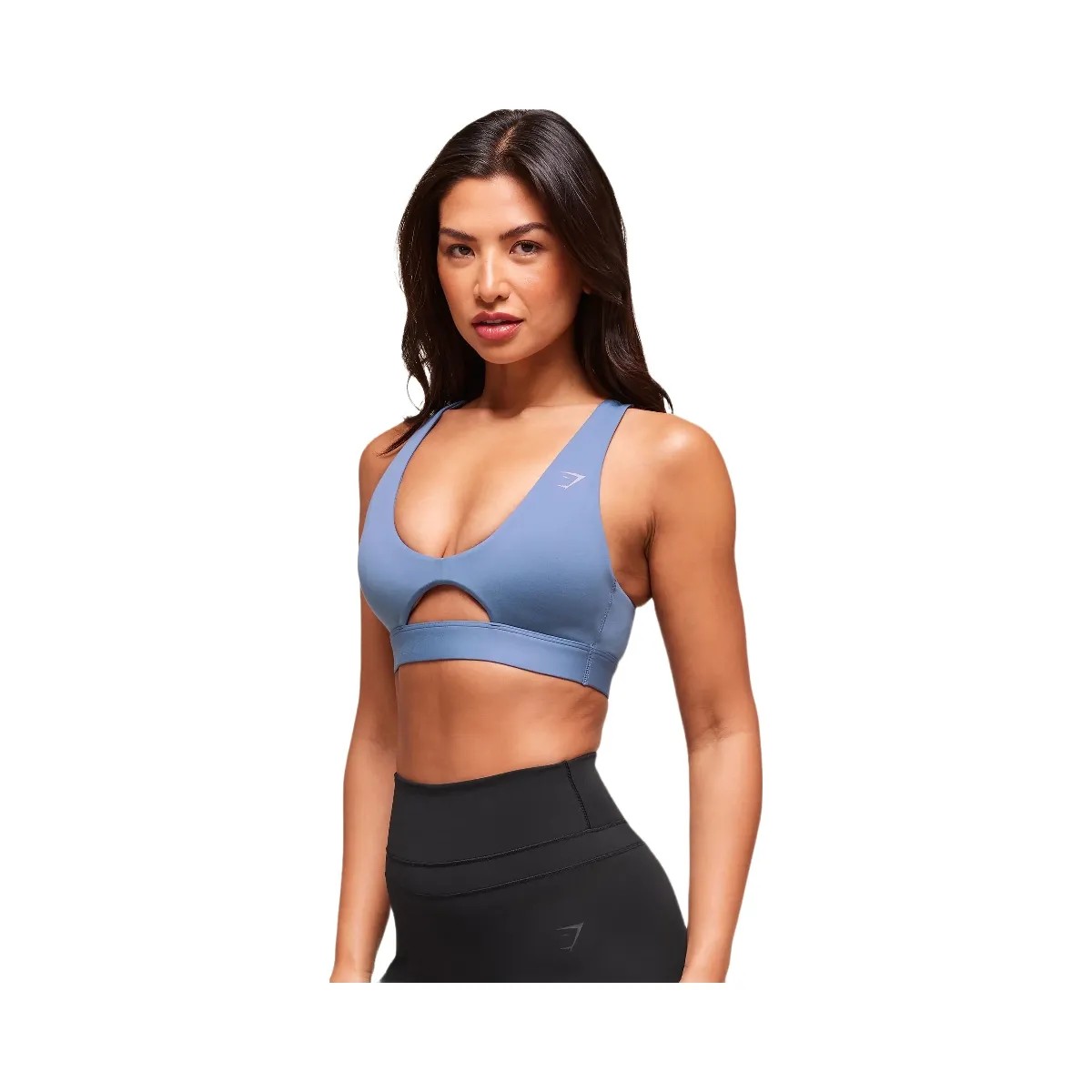 Gymshark Peek A Boo Sports Bra - Worn Blue - HypeFly India View 3