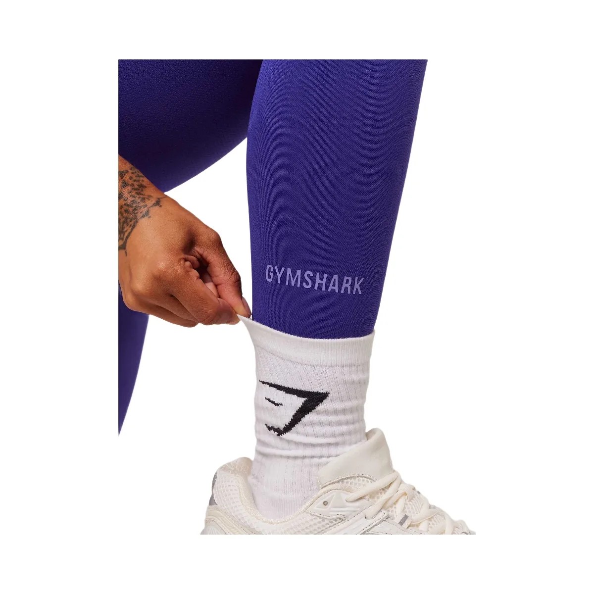Gymshark Activate Seamless Leggings - Cobalt Purple - HypeFly India View 5