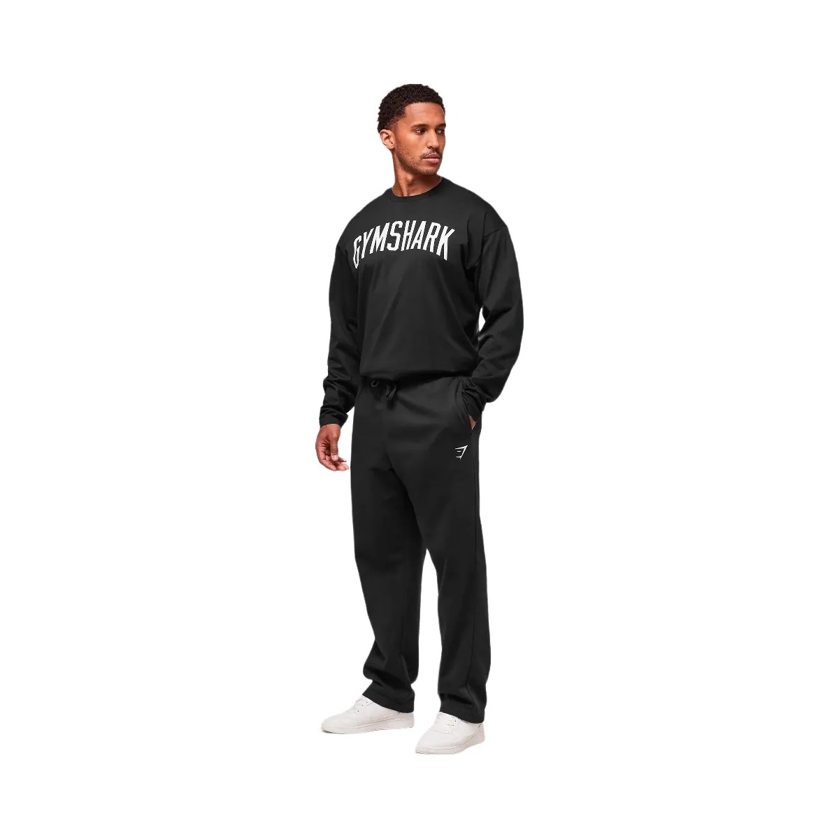 Gymshark Worn Graphic Long Sleeve T-Shirt - Black - HypeFly India View 6