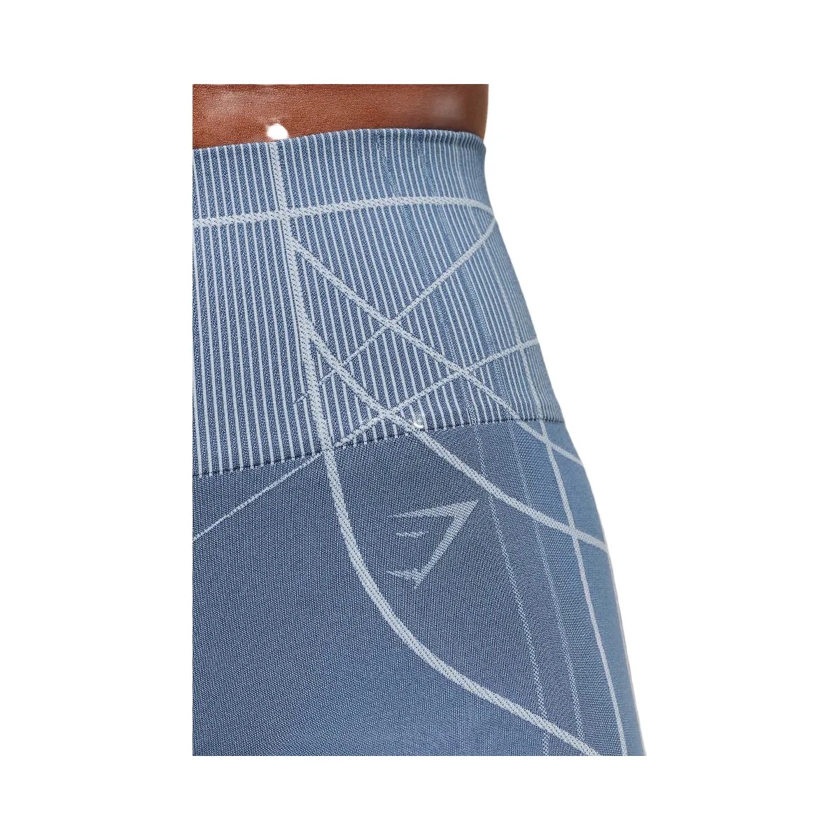 Gymshark Apex Seamless Shorts - Worn Blue/Gentle Blue - HypeFly India View 5