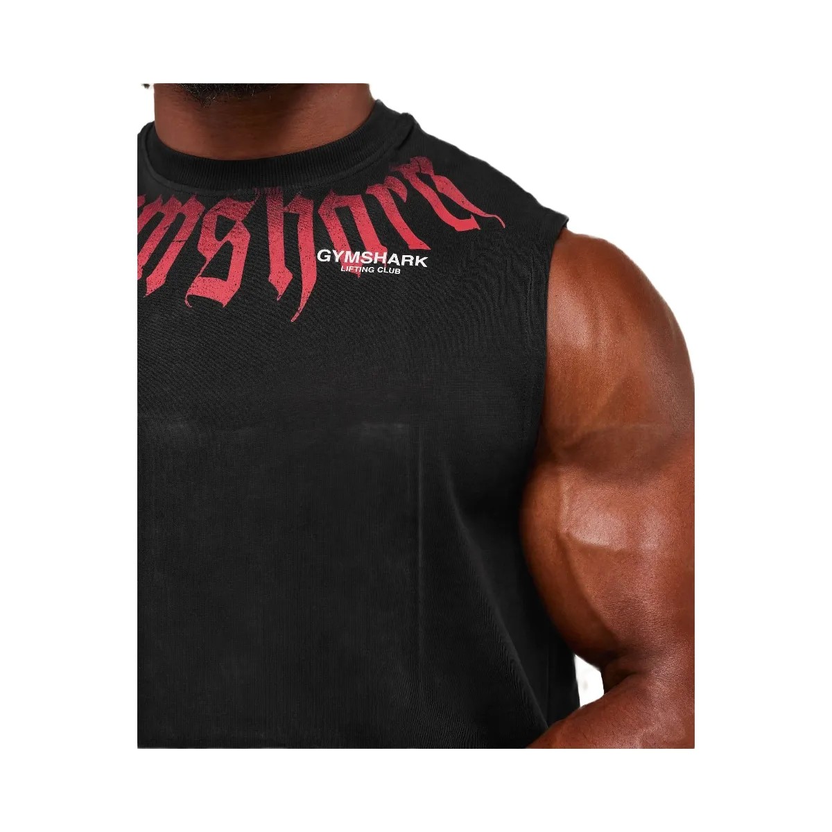 Gymshark Fade Graphic Tank - GS Black - HypeFly India View 5