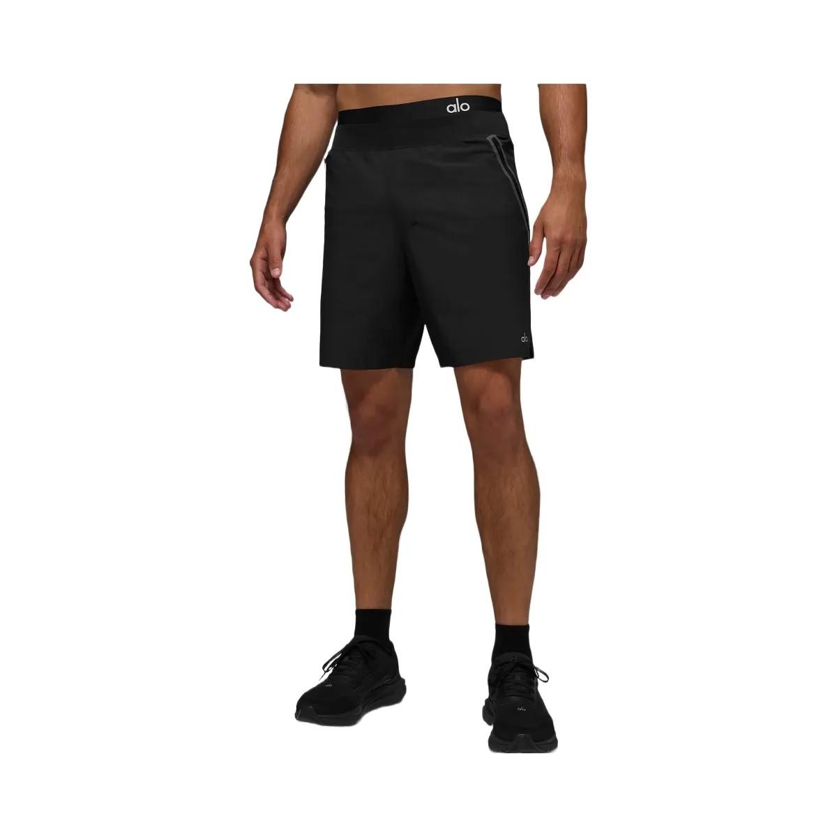 Alo Men's 7" Repetition Pro Short - Black - HypeFly India View 4