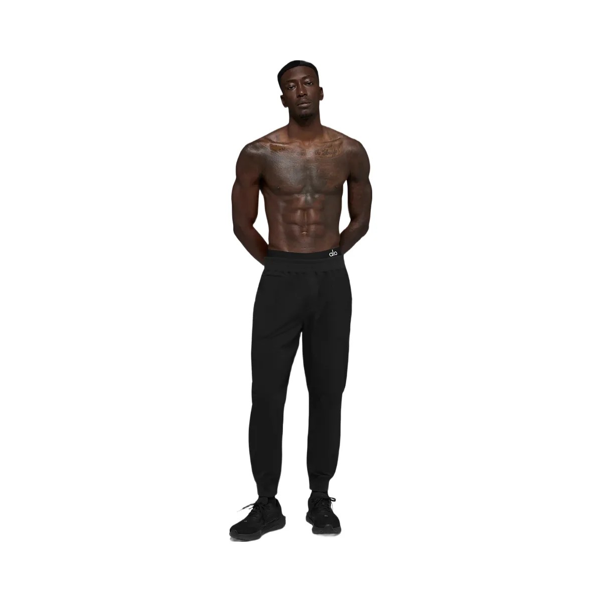 Alo Men's Co-Op Pant (Regular) - Black - HypeFly India View 1