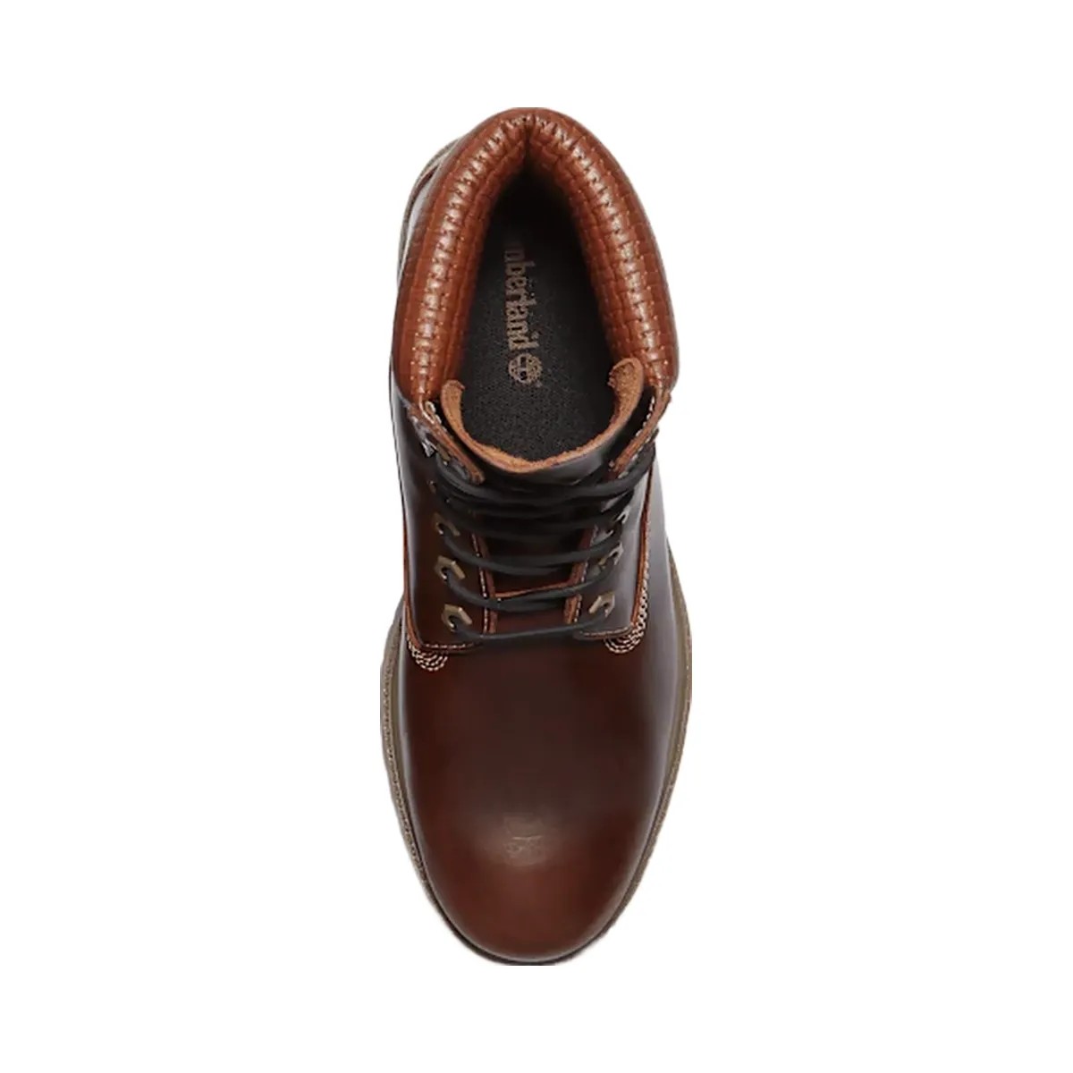 Timberland Premium 6-Inch Waterproof Boot Brown Full-Grain/Black Men'S - HypeFly India View 2