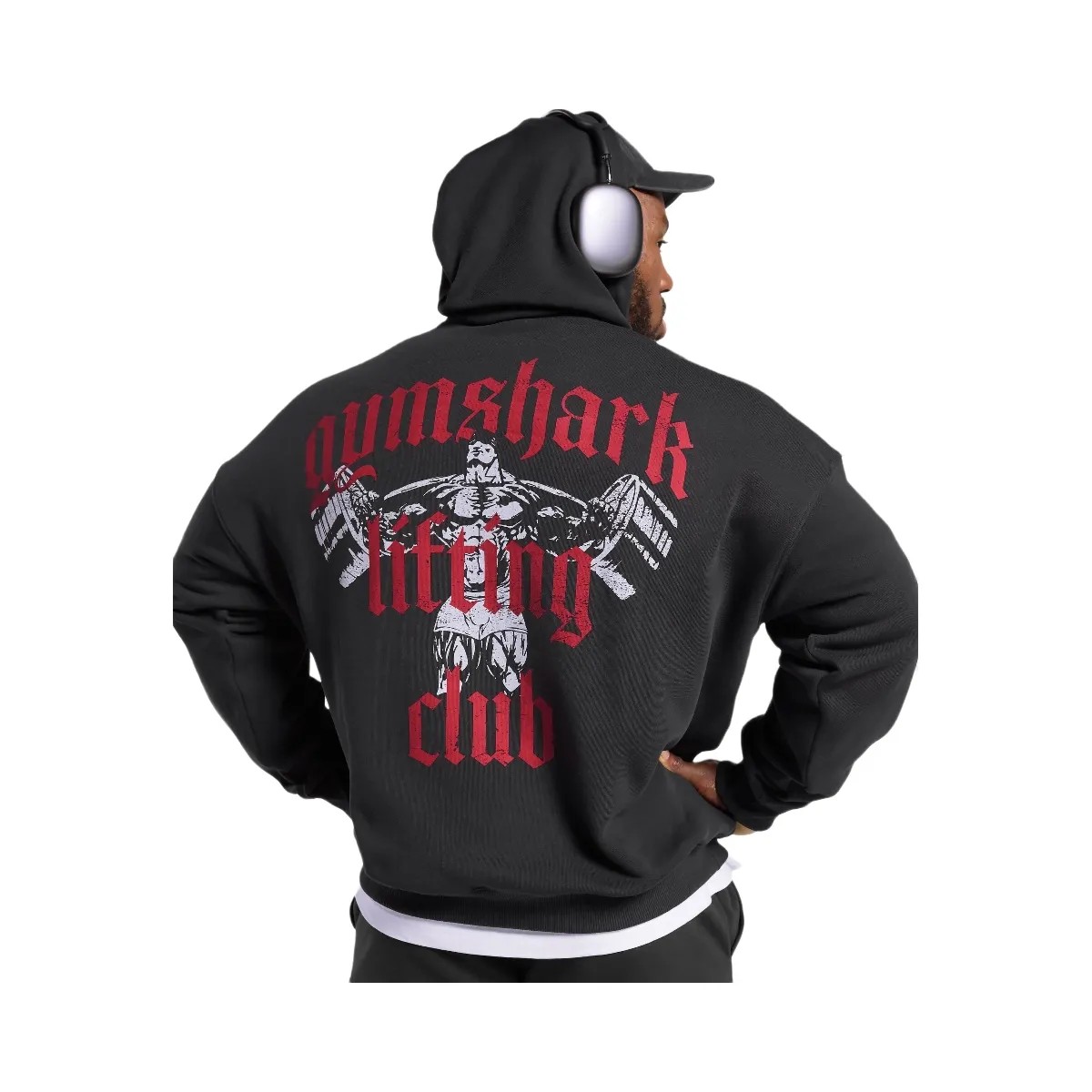 Gymshark Lifting Club Hoodie - Black - HypeFly India View 3