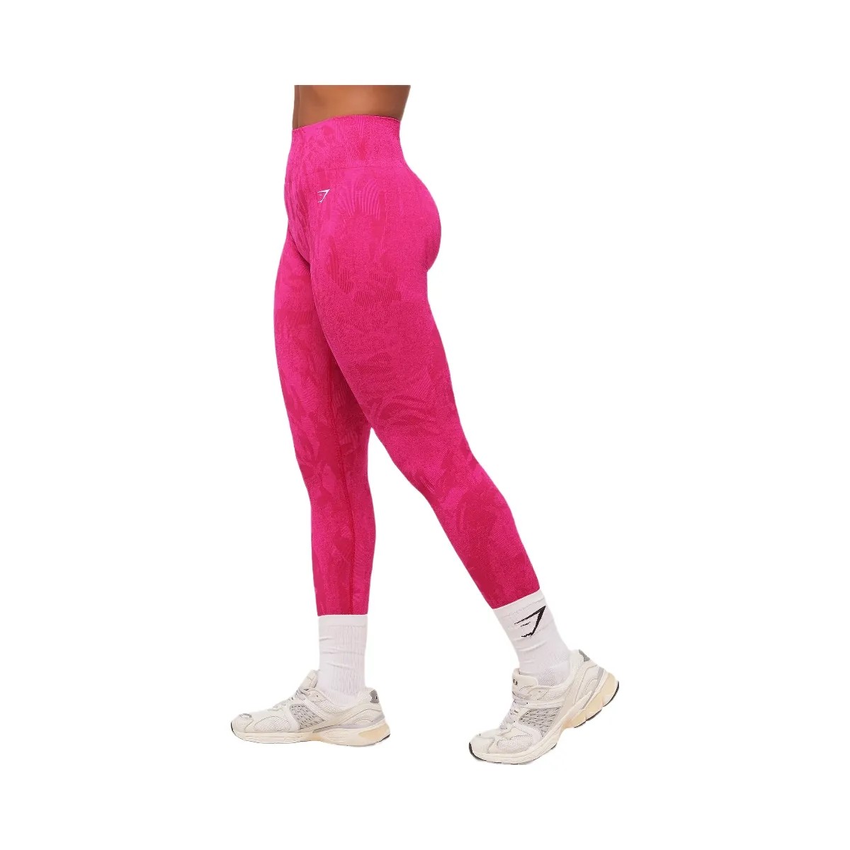 Gymshark Adapt Camo Seamless Leggings - Build Pink/Energy Pink - HypeFly India View 3