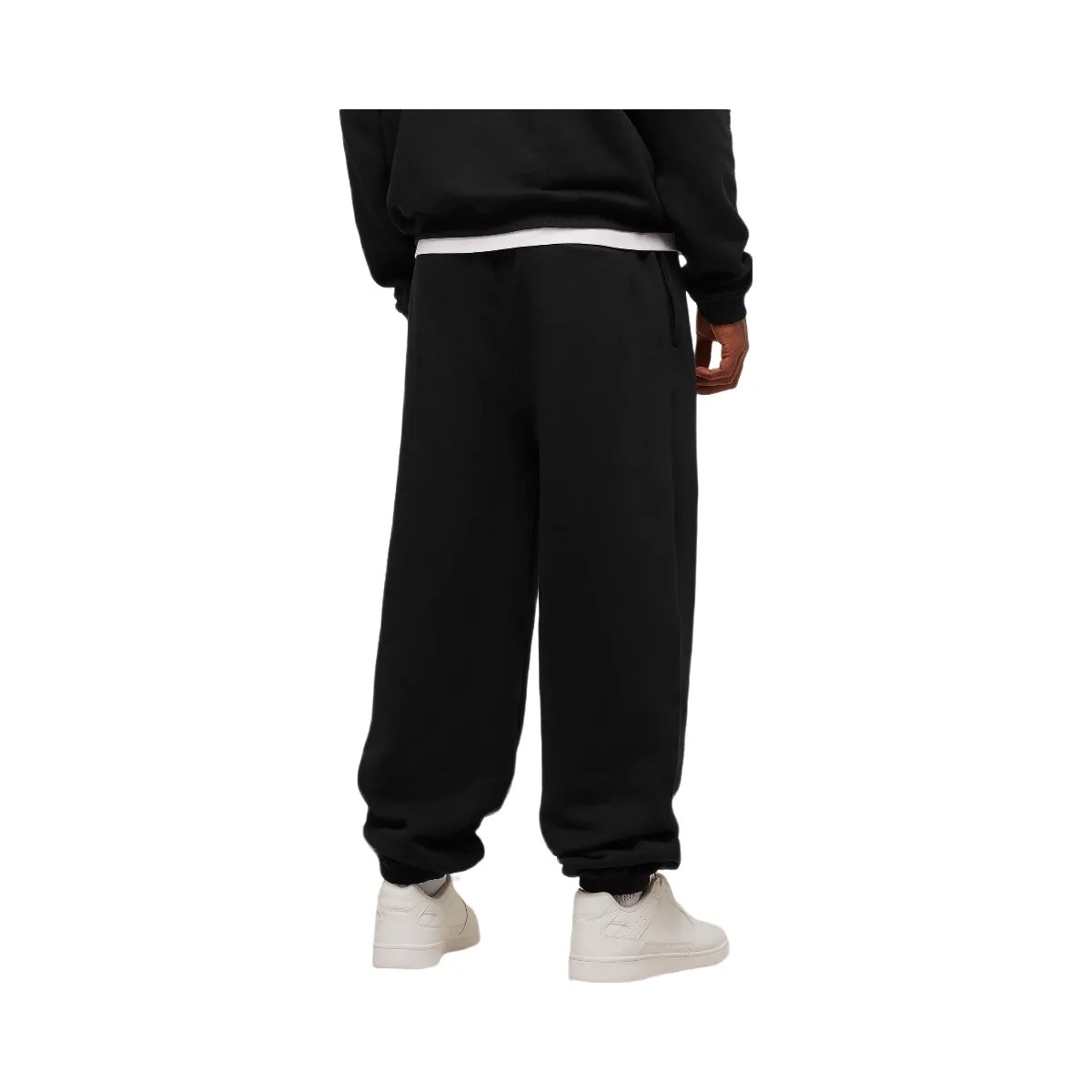 Gymshark Collegiate Joggers - Black - HypeFly India View 3