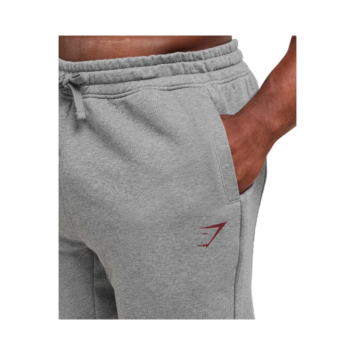 Gymshark Power Wordmark Jogger - Charcoal Core Marl - HypeFly India View 4