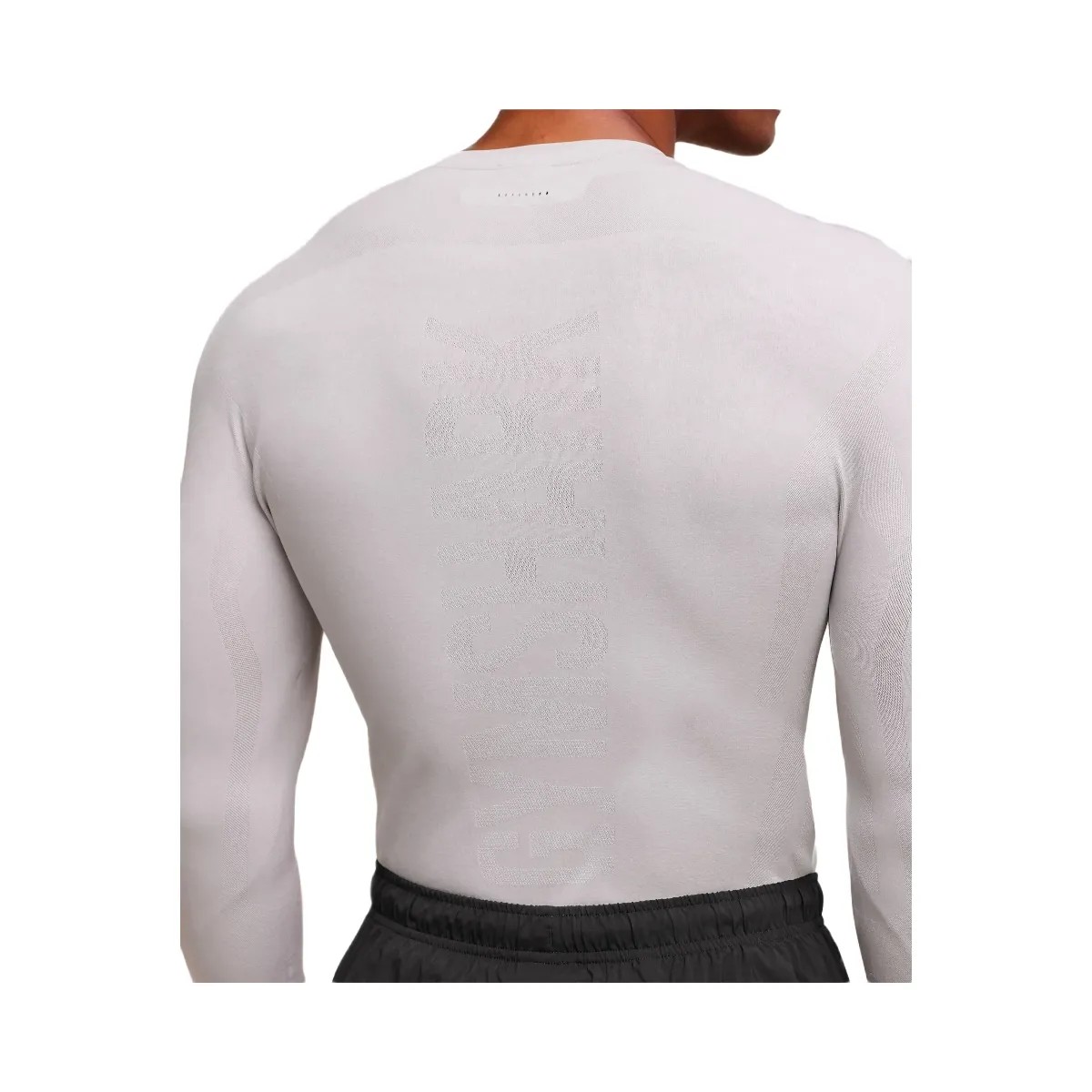 Gymshark everywear Warp Knit LS T-Shirt - Tame Grey - HypeFly India View 5