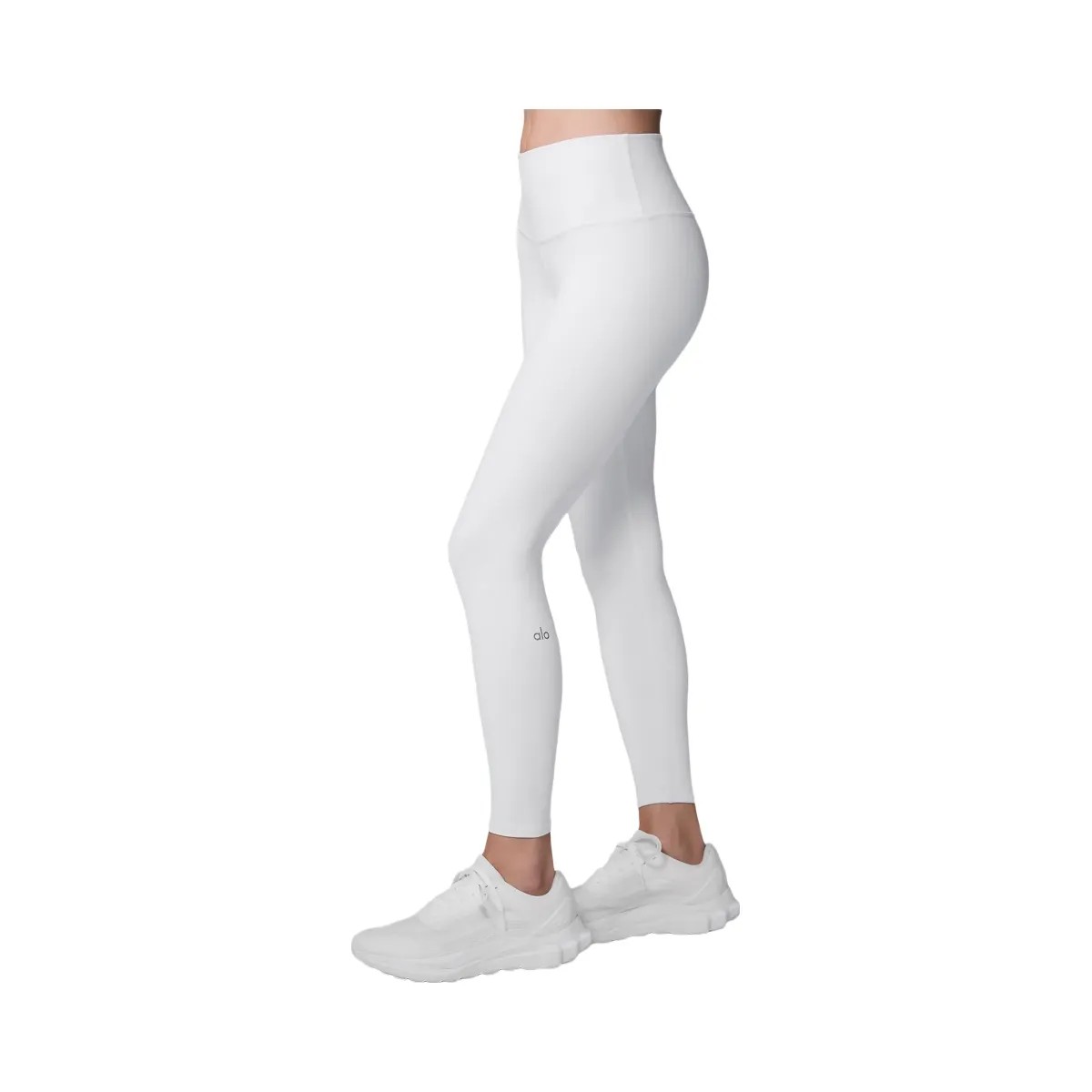 Alo Women's 7/8 High-Waist Airbrush Legging - White - HypeFly India View 2