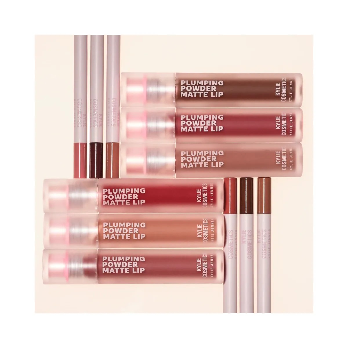 KYLIE COSMETICS Plumping Powder Matte Lip 'Chocolate Teddy' - HypeFly India View 5