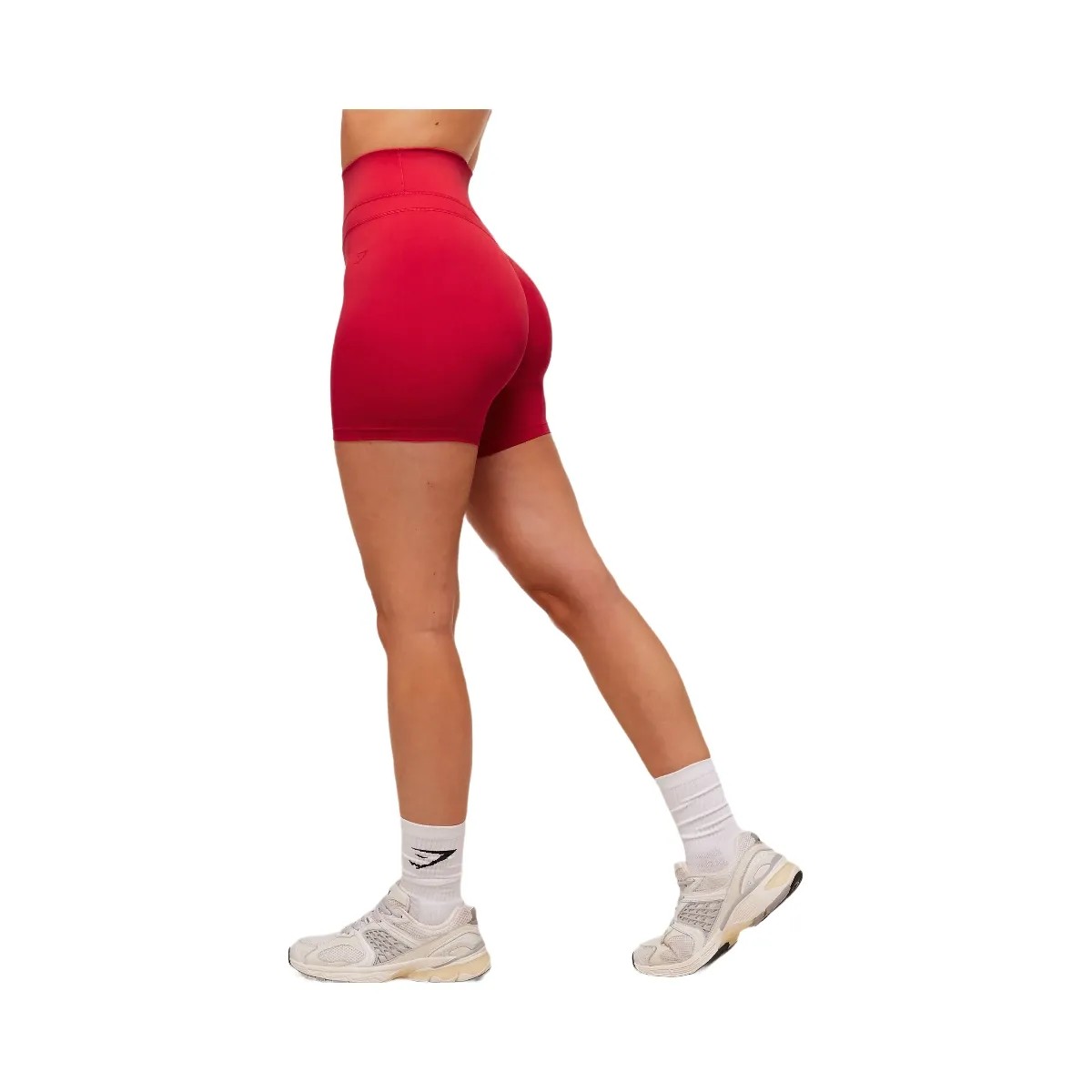 Gymshark Whitney Shorts - Carmine Red - HypeFly India View 3