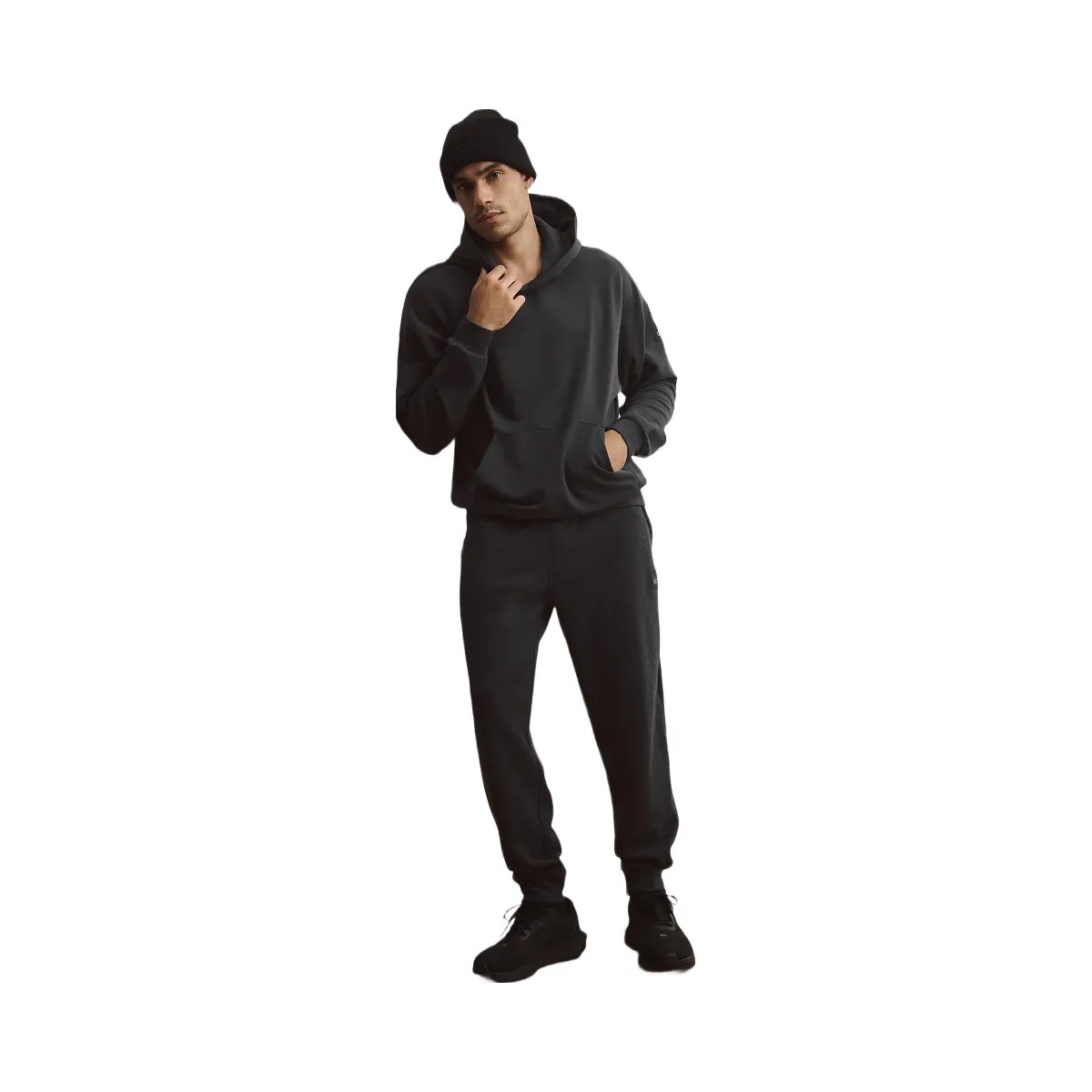 Alo Men's Waffle Lounge Jogger - Anthracite - HypeFly India View 4
