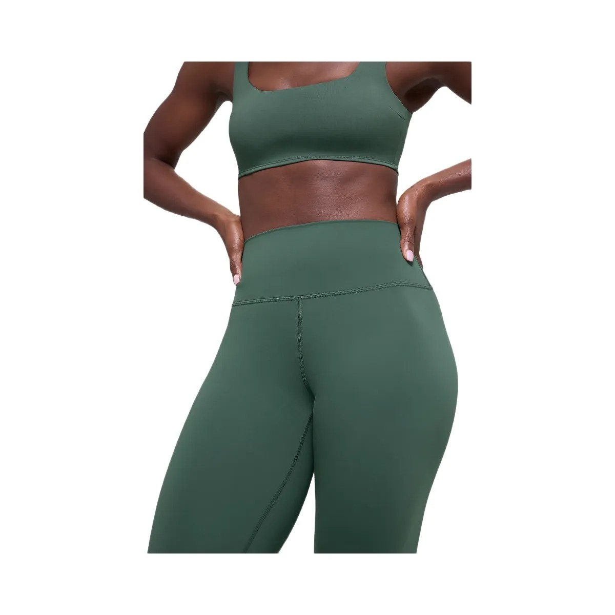 Alo Women's ALO Softsculpt High-Waist Legging - Clover Green - HypeFly India View 2