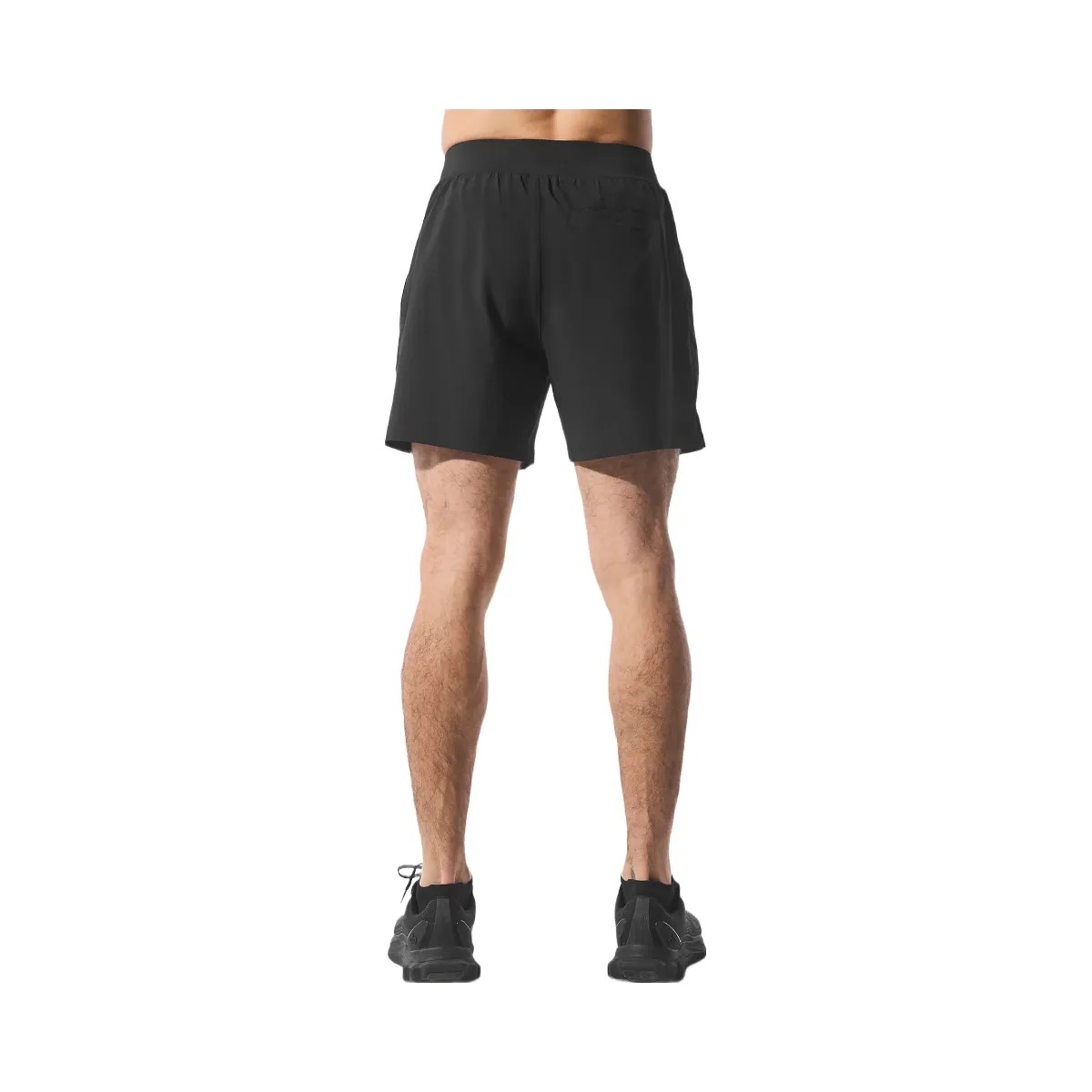 Alo Men's 5" Repetition Short - Black - HypeFly India View 4