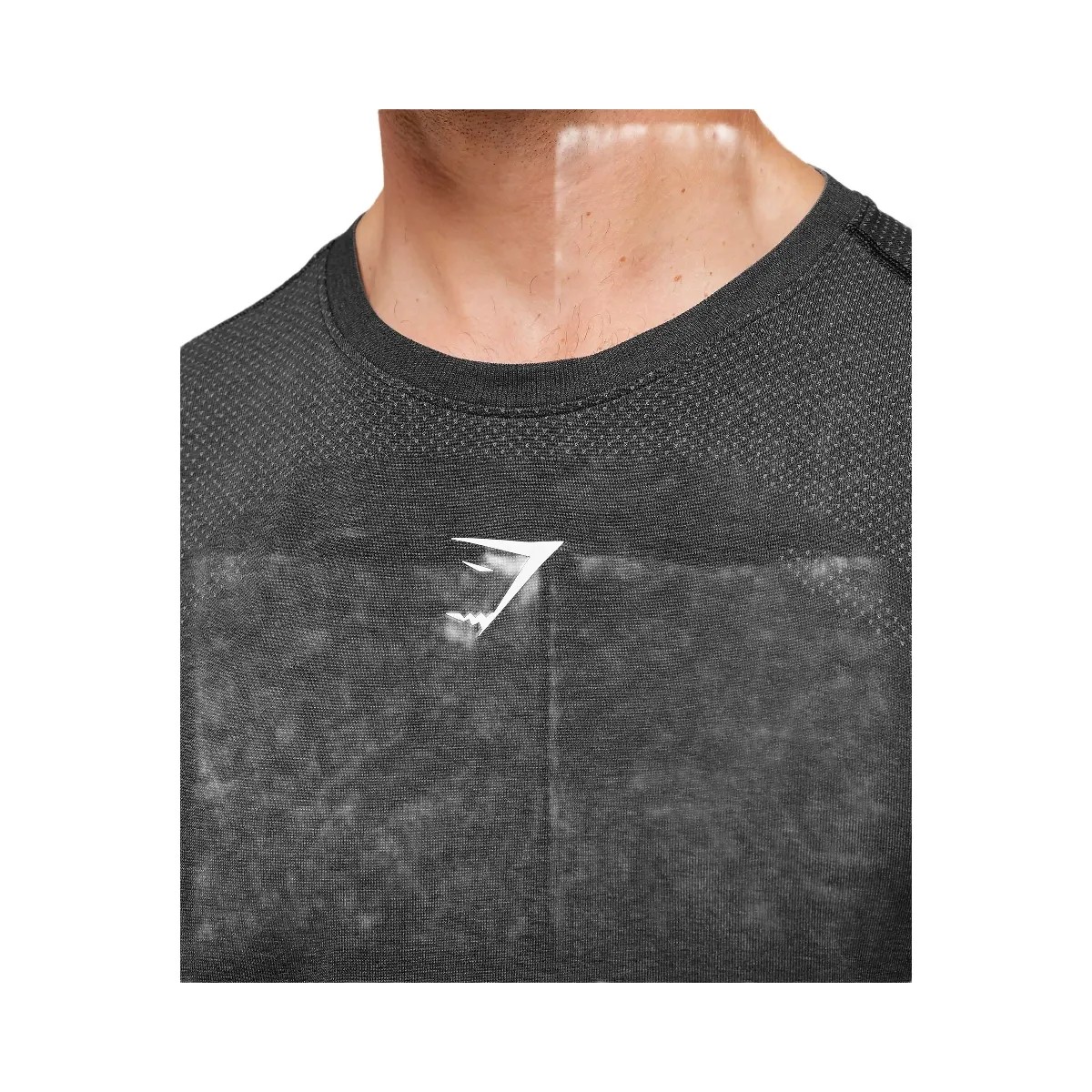 Gymshark Lightweight Seamless Tank - Black/Silhouette Grey - HypeFly India View 5