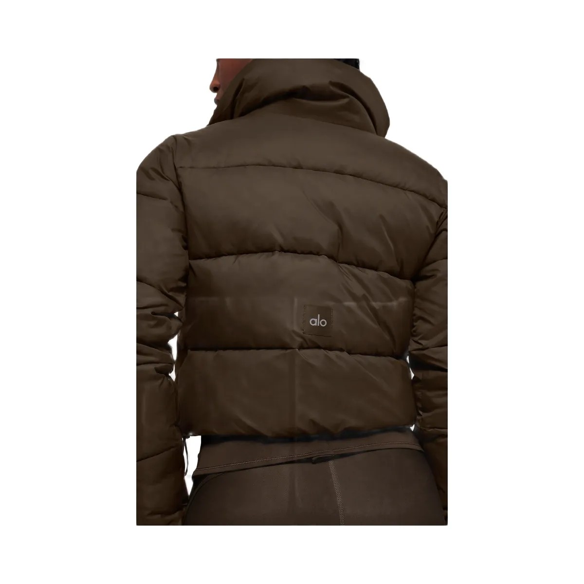 Alo Women's Gold Rush Puffer - Espresso - HypeFly India View 4