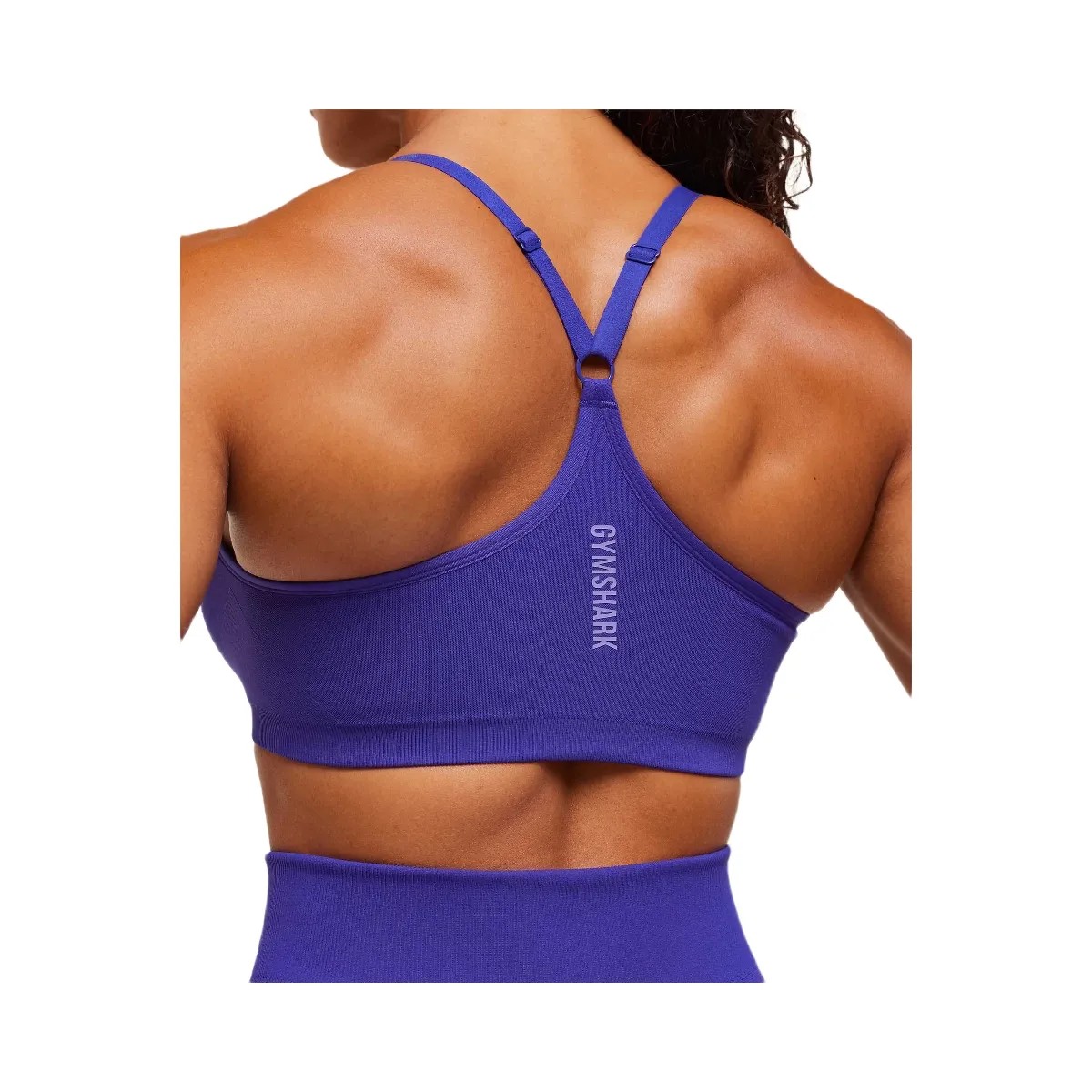 Gymshark Activate Seamless Bralette - Cobalt Purple - HypeFly India View 5
