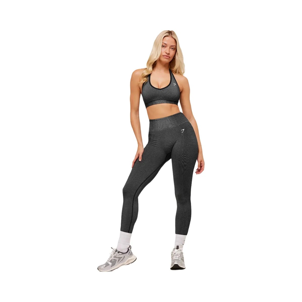 Gymshark Sport Seamless Leggings - GS Onyx Grey/GS Black - HypeFly India View 4