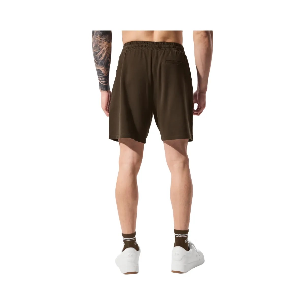 Alo Men's 7" Double Take Short - Espresso - HypeFly India View 4