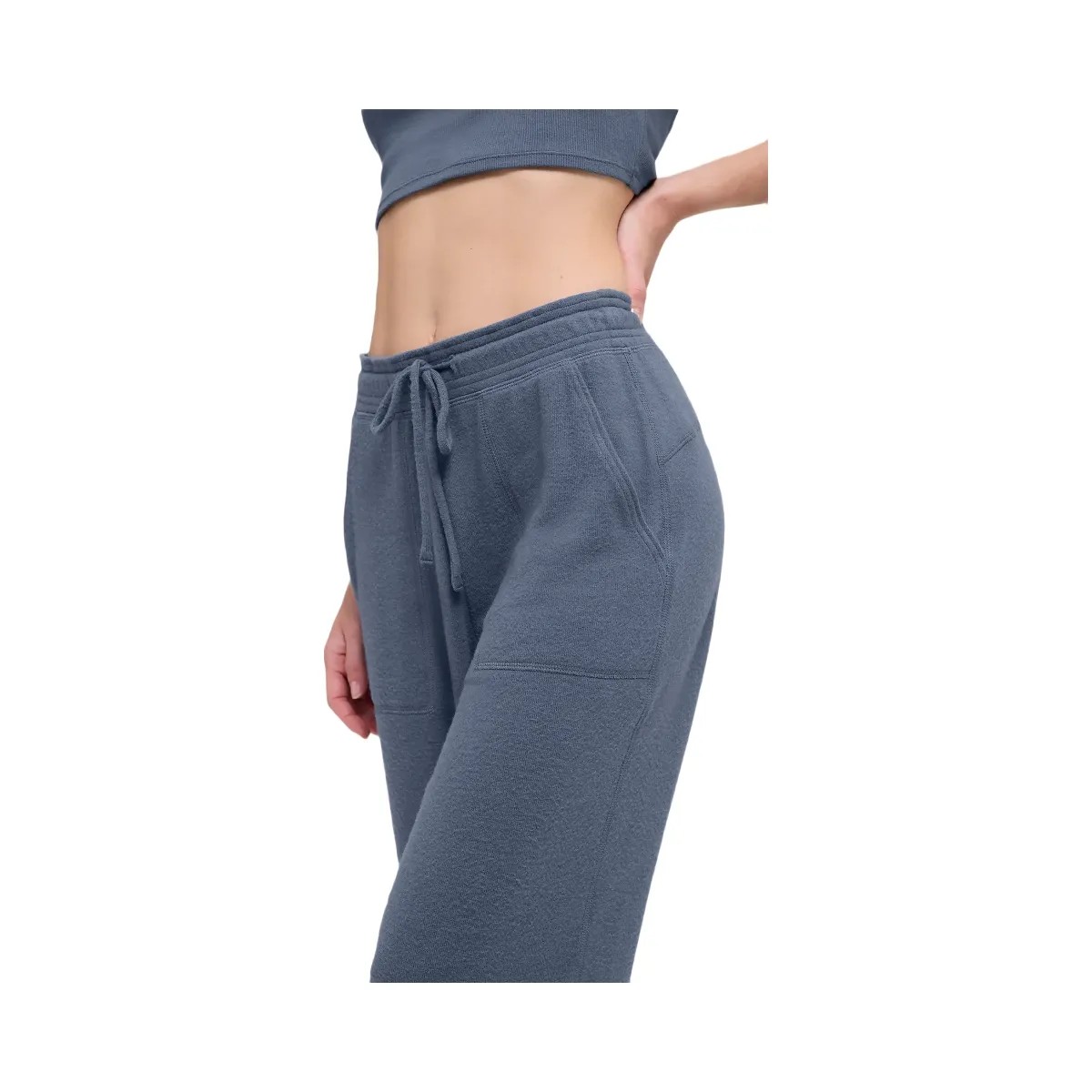 Alo Women's Soho Sweatpant - Bluestone - HypeFly India View 2