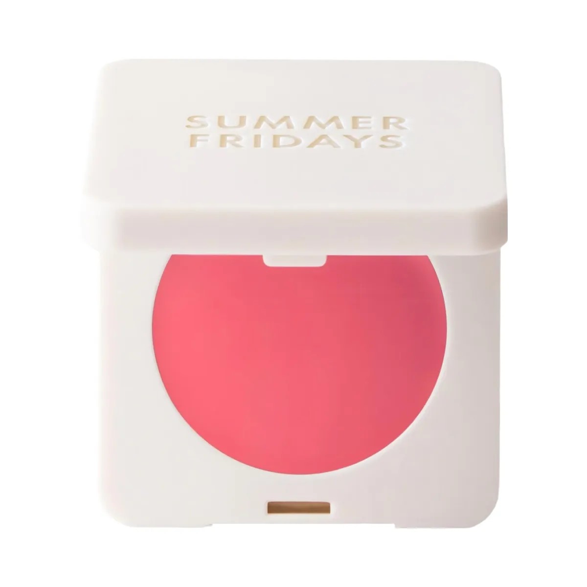 Summer Fridays Blush Butter Balm Hydrating Cream Blush with Peptides - Pink Sunset - warm peachy pink - HypeFly India View 1