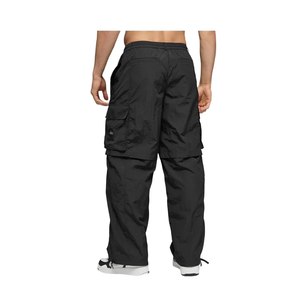 Alo Men's Axis Cargo Trouser - Black - HypeFly India View 4