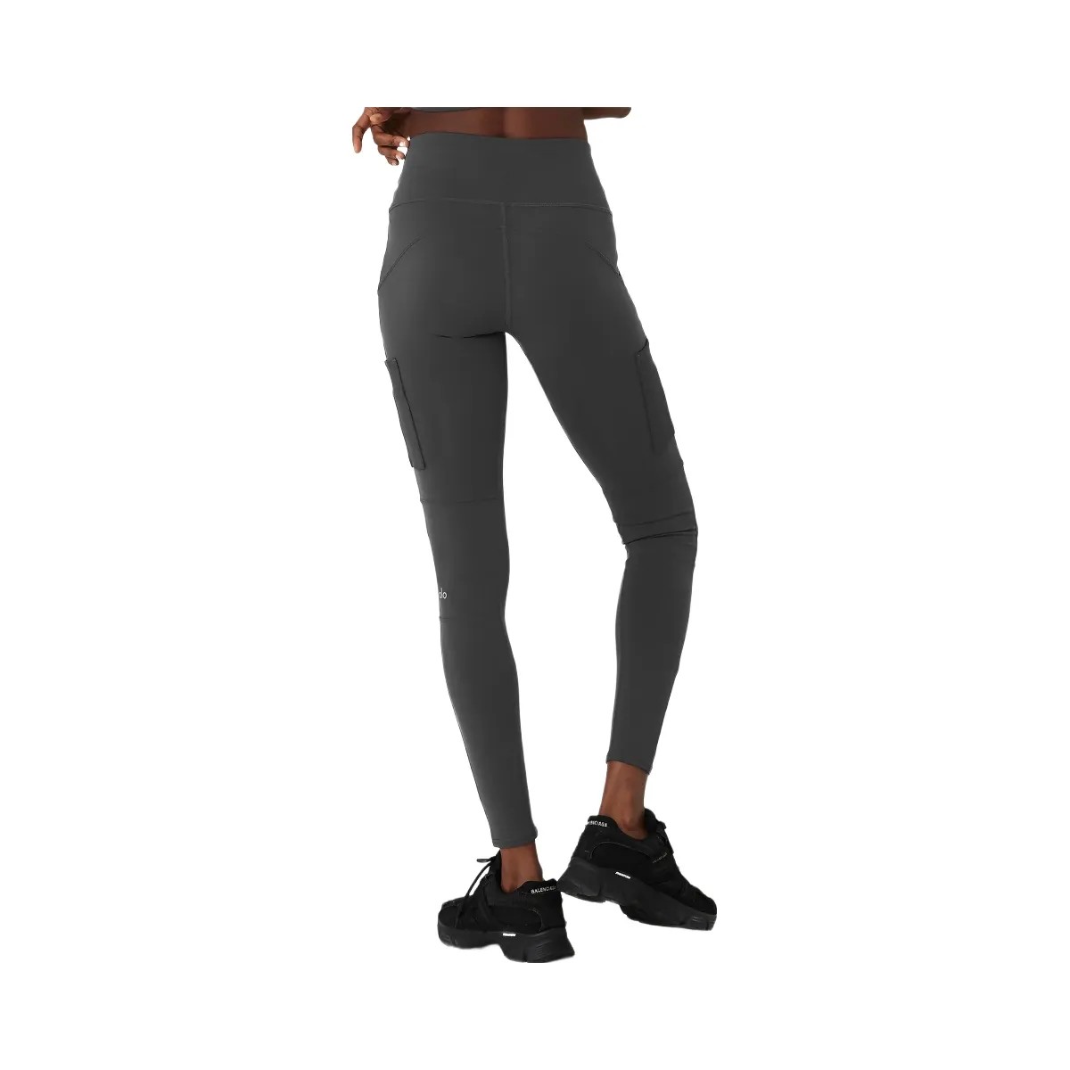 Alo Women's High-Waist Cargo Legging - Anthracite - HypeFly India View 2