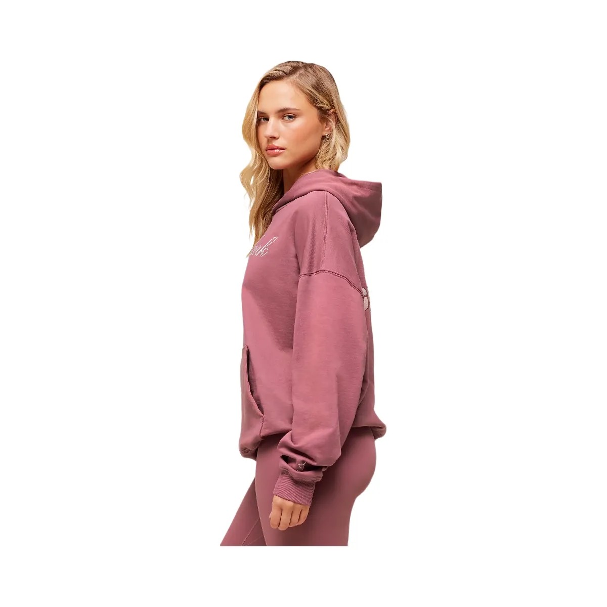 Gymshark All Seasons Graphic Hoodie - Reset Pink - HypeFly India View 2