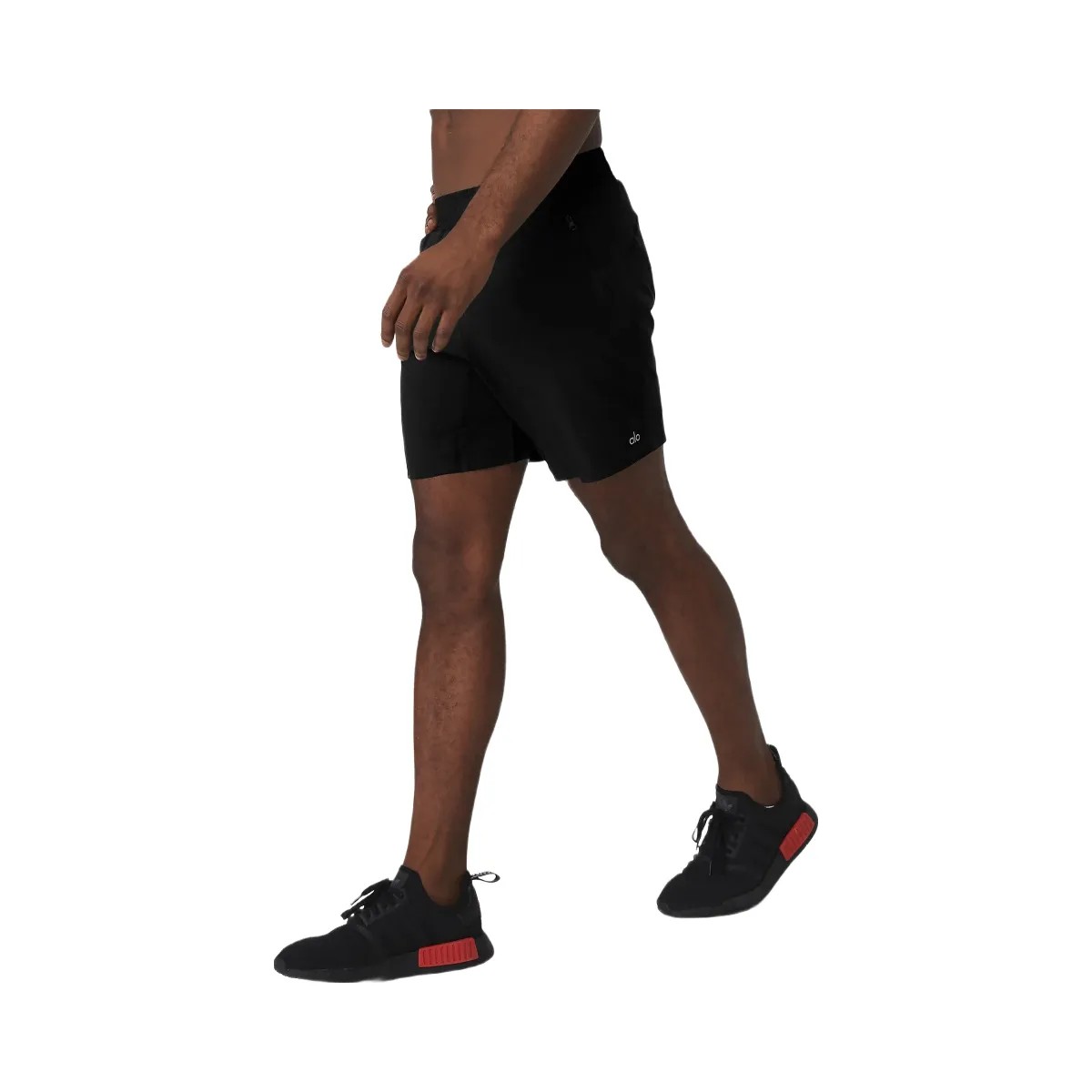 Alo Men's 7” Advance 2-In-1 Short - Black - HypeFly India View 2