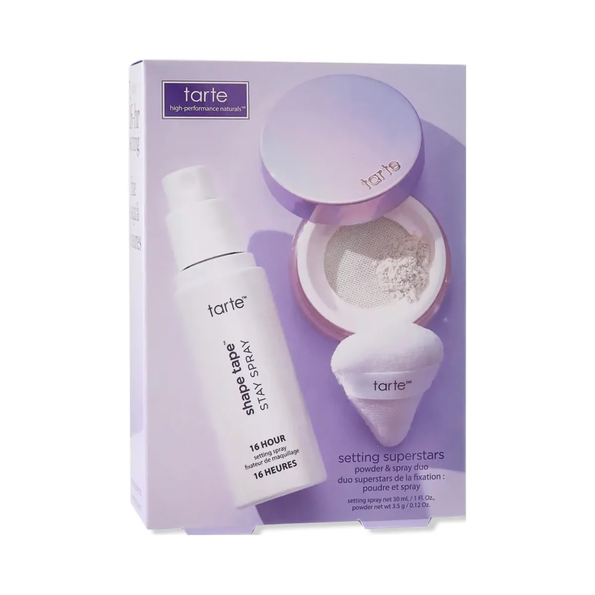 Tarte Setting Superstars Powder & Spray Duo 'Translucent' - HypeFly India View 1