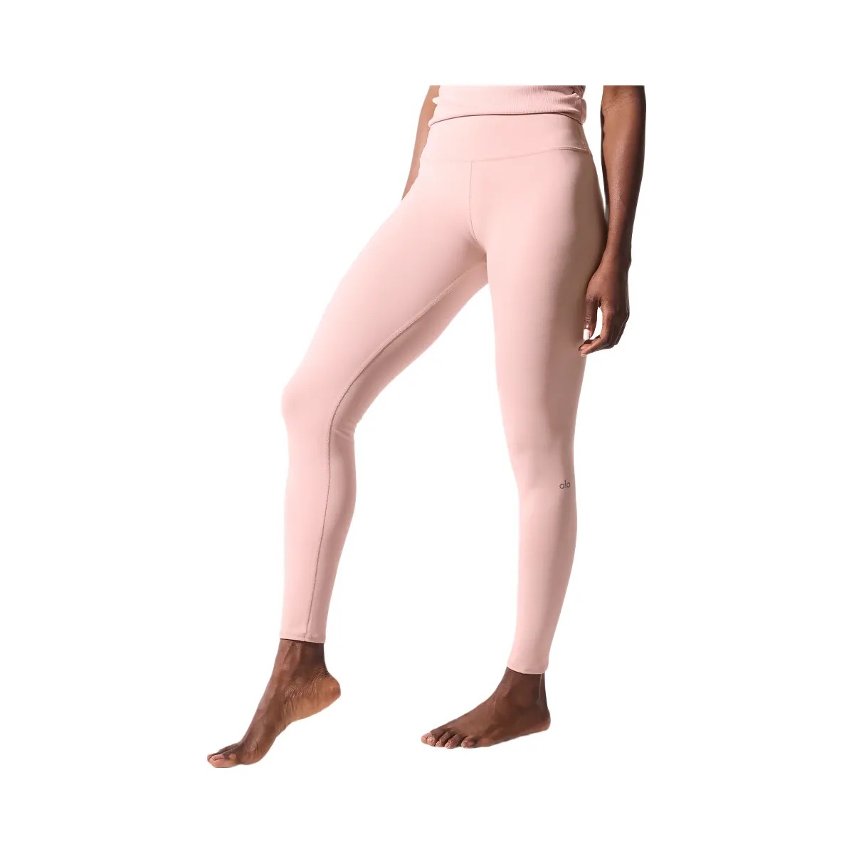 Alo Women's 7/8 High-Waist Airbrush Legging - Pink Quartz - HypeFly India View 1