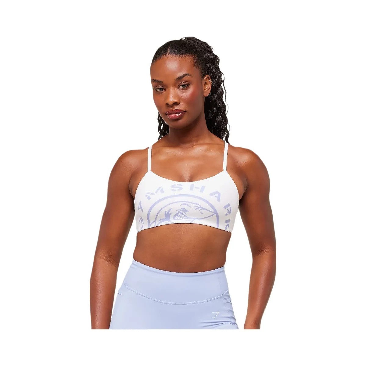 Gymshark Legacy Sports Bra - White - HypeFly India View 6